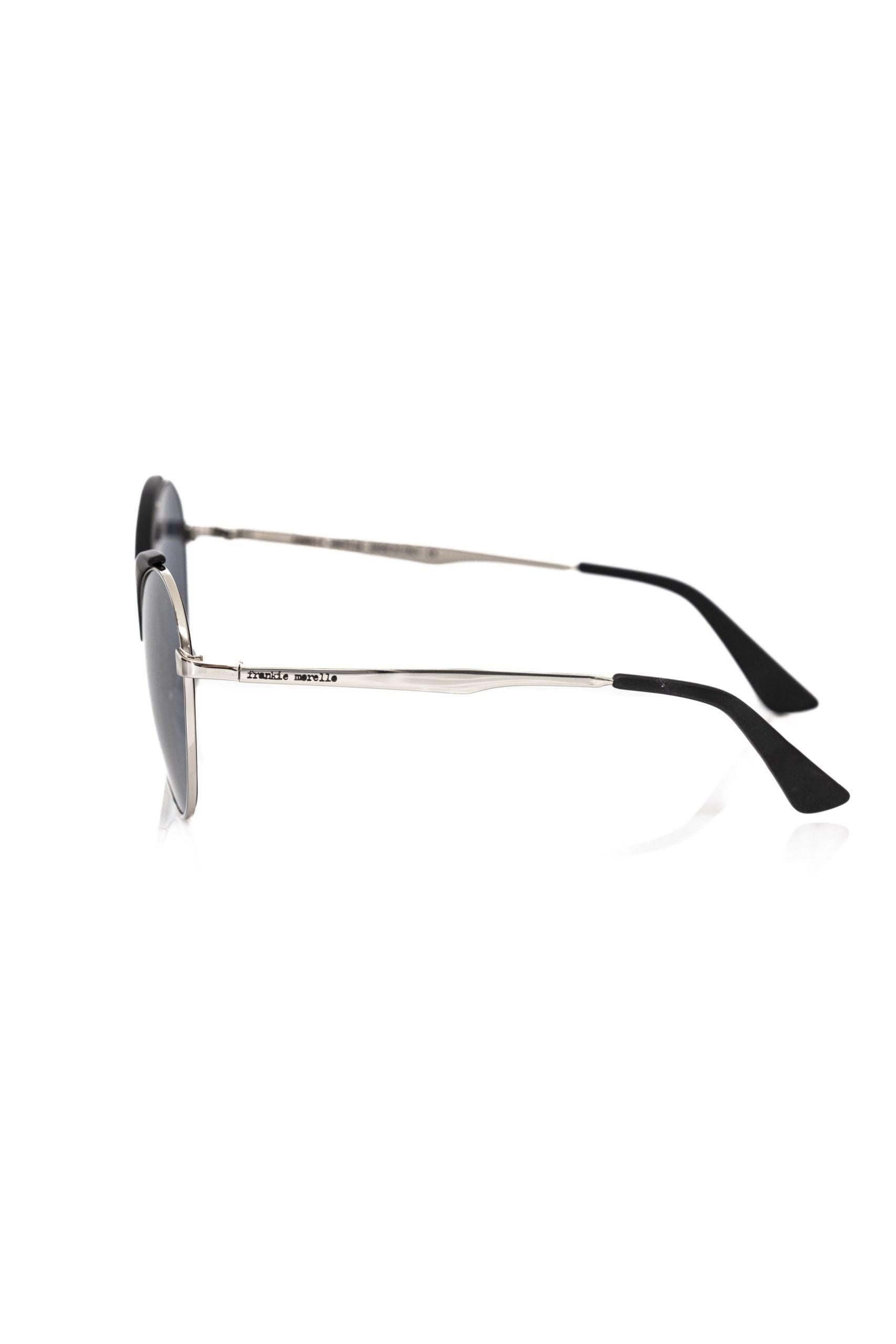 Frankie Morello Black Metallic Sunglass for Women