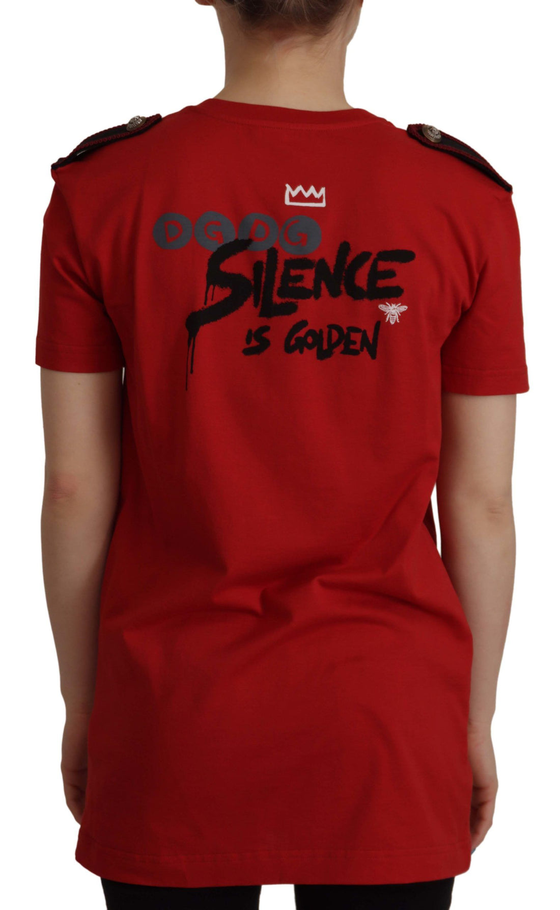 Dolce & Gabbana Red Amor Vincit Omnia Crewneck T-shirt - Whispers Of Wisdom Clothing