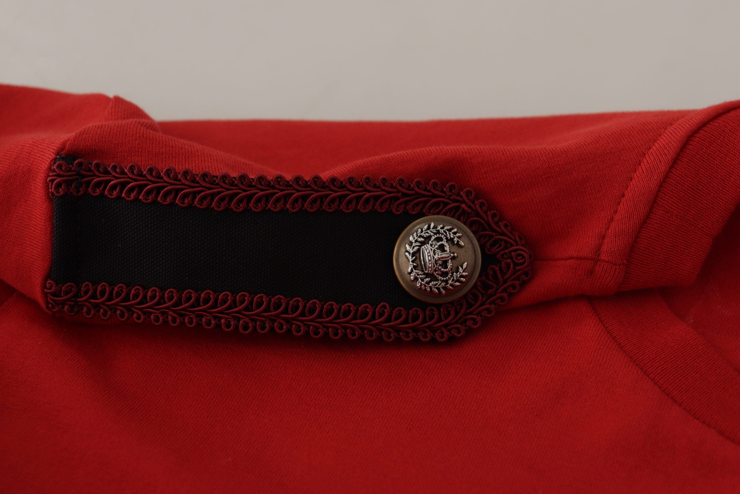 Dolce & Gabbana Red Amor Vincit Omnia Crewneck T-shirt - Whispers Of Wisdom Clothing