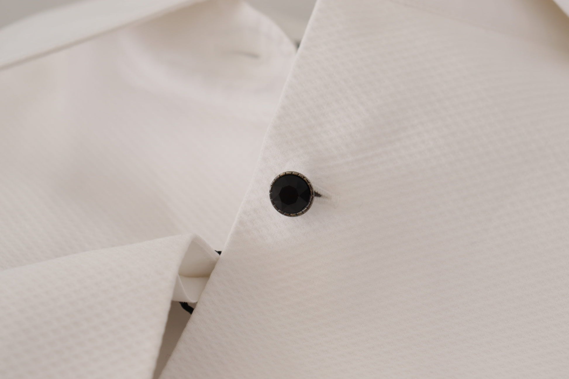 Dolce & Gabbana White Sleeveless Tuxedo Formal Blouse Top - Whispers Of Wisdom Clothing