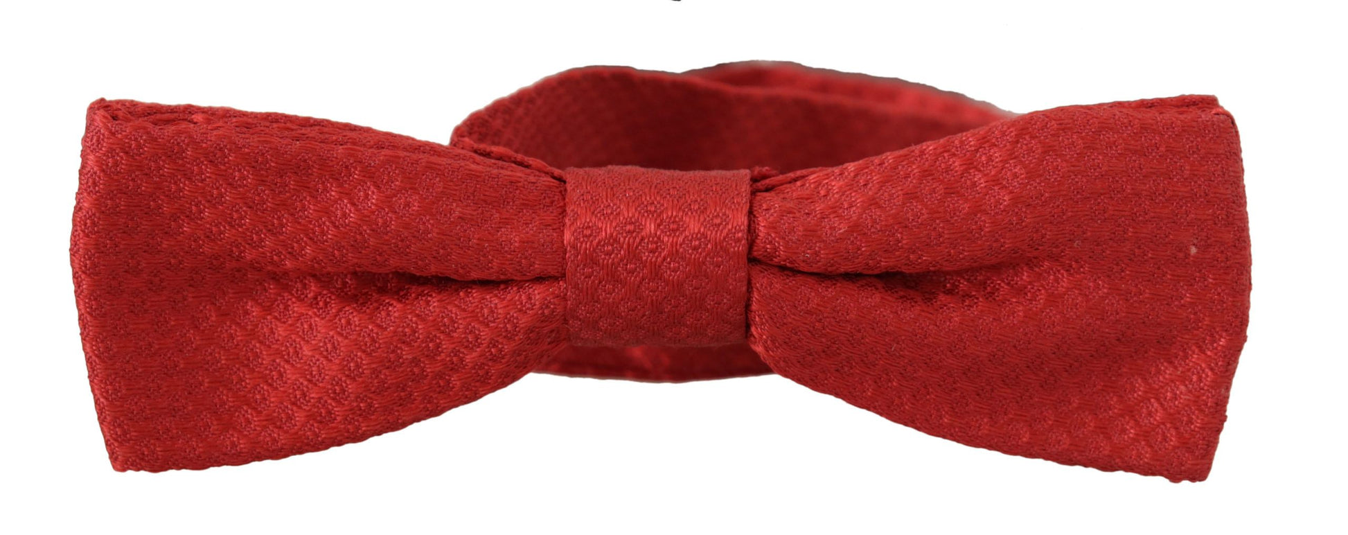 Dolce & Gabbana Red 100% Silk Adjustable Neck Papillon Tie - Whispers Of Wisdom Clothing