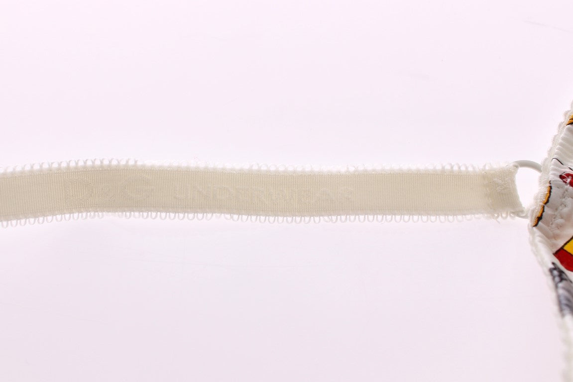 Dolce & Gabbana White Sailor Bra Panty Stretch Underwear