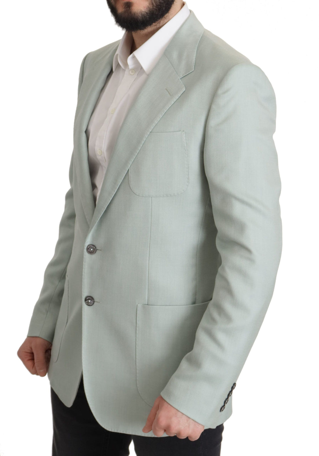Dolce & Gabbana Green Cashmere Jacket Blazer Jacket - Whispers Of Wisdom Clothing