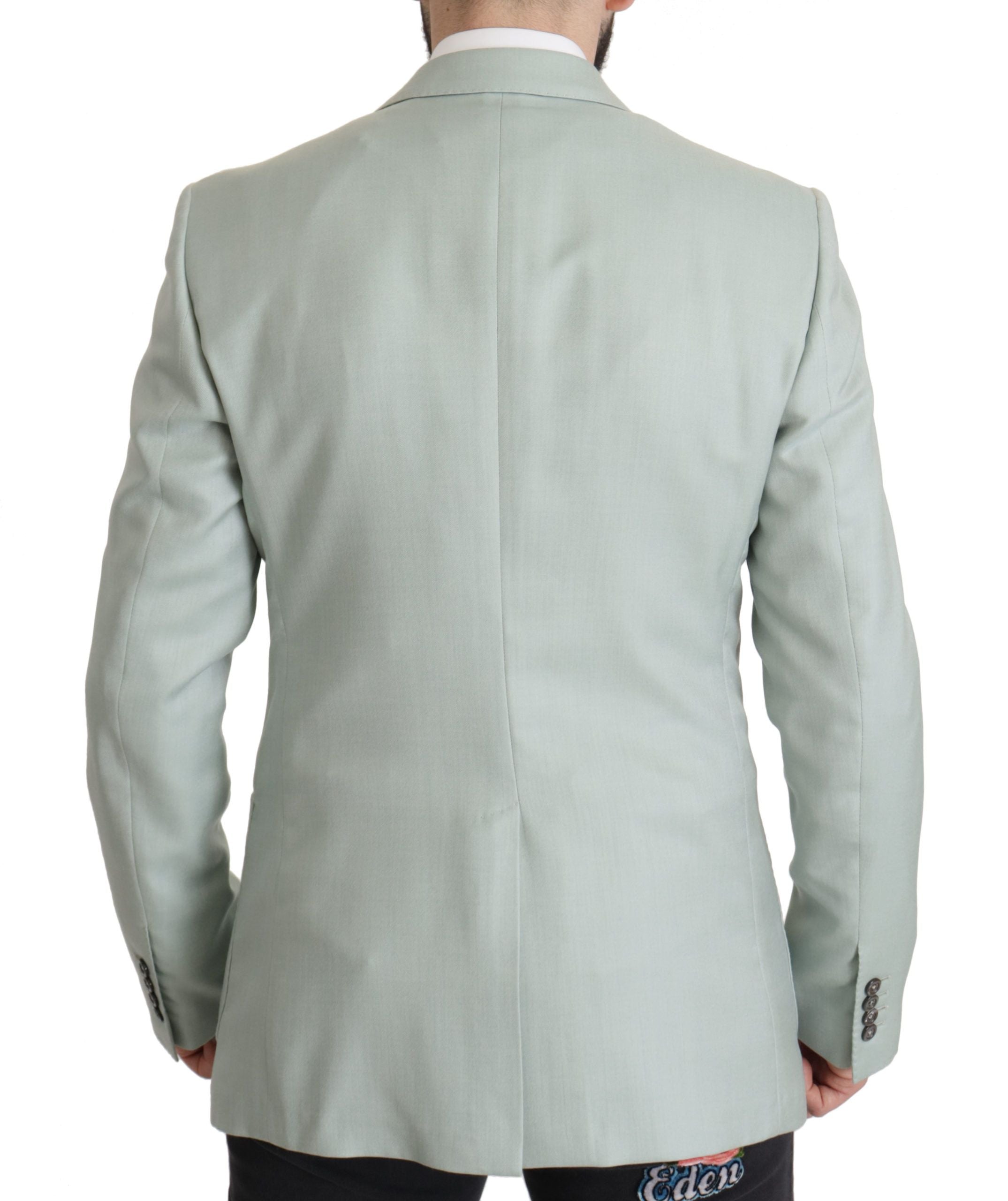Dolce & Gabbana Green Cashmere Jacket Blazer Jacket - Whispers Of Wisdom Clothing