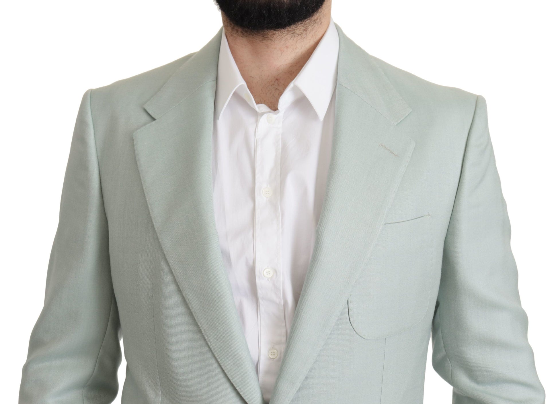 Dolce & Gabbana Green Cashmere Jacket Blazer Jacket - Whispers Of Wisdom Clothing