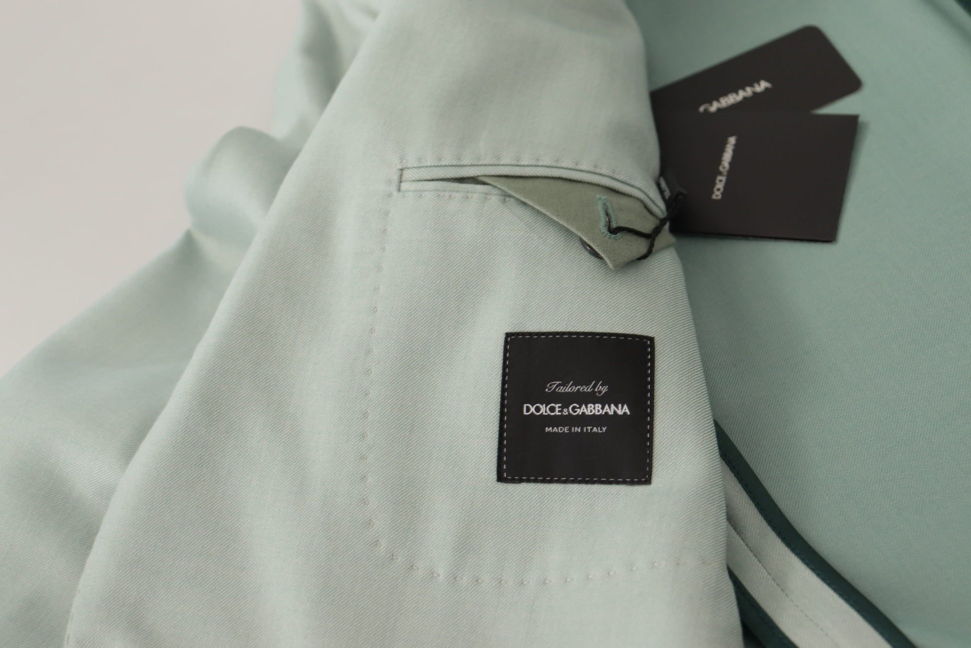 Dolce & Gabbana Green Cashmere Jacket Blazer Jacket - Whispers Of Wisdom Clothing