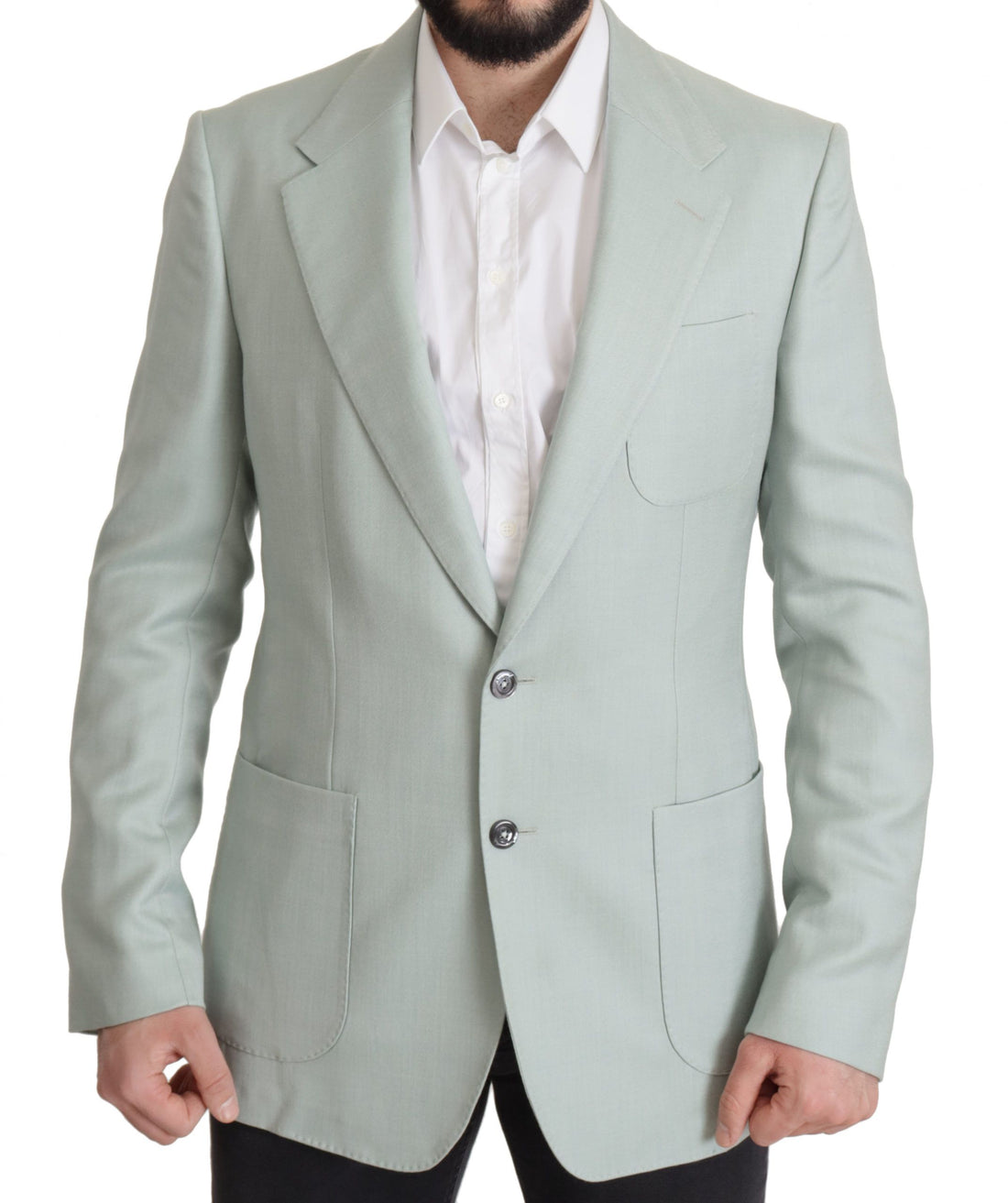 Dolce & Gabbana Green Cashmere Jacket Blazer Jacket - Whispers Of Wisdom Clothing