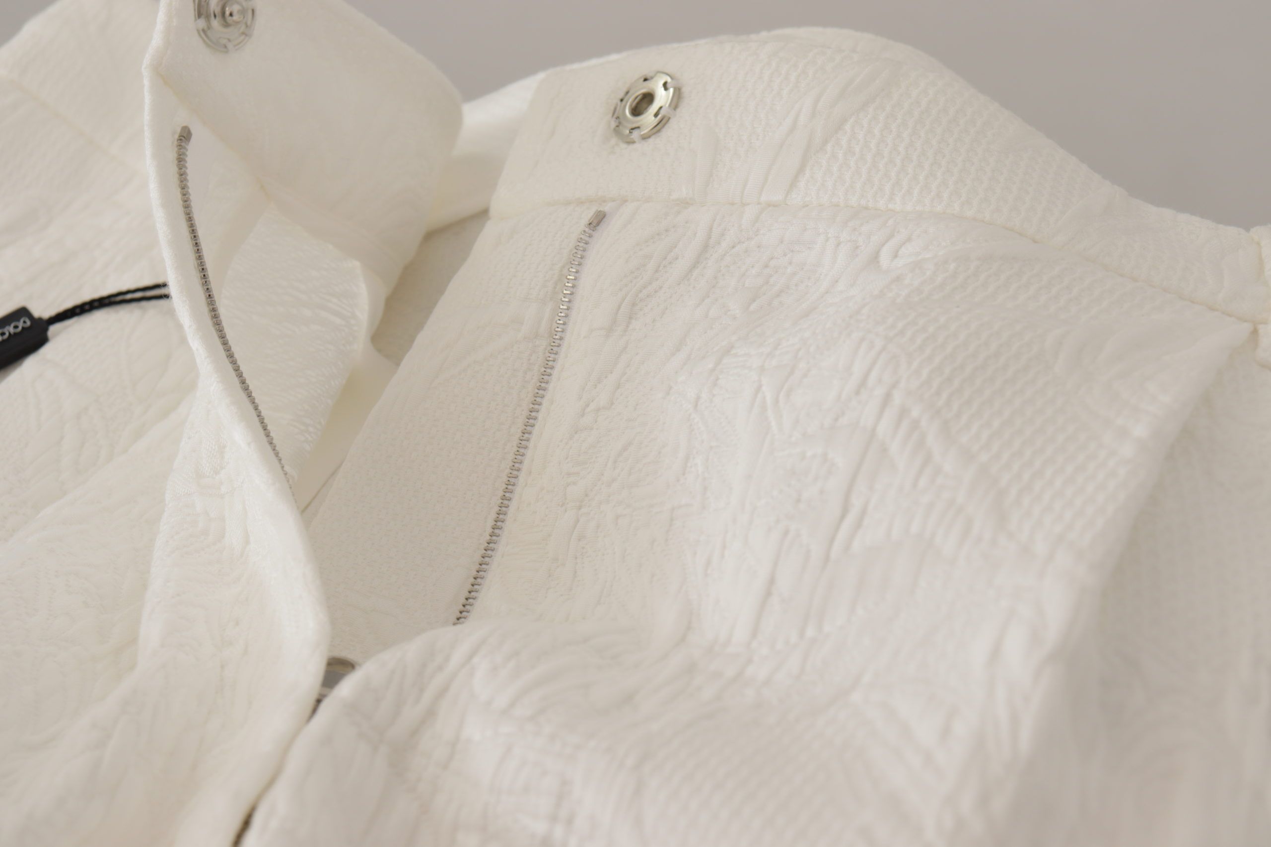 Dolce & Gabbana White High Waist Culotte Cotton Shorts - Whispers Of Wisdom Clothing