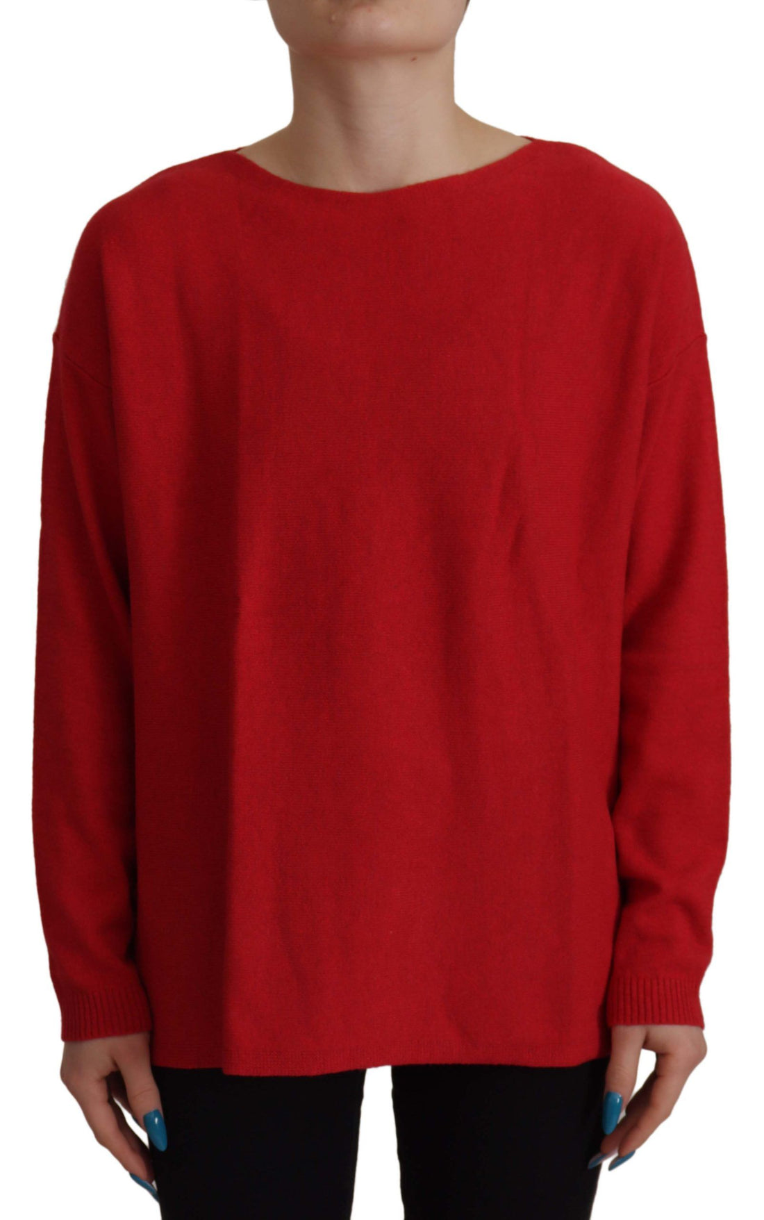 Dolce & Gabbana Red Wool Knit Round Neck Pullover Sweater - Whispers Of Wisdom Clothing