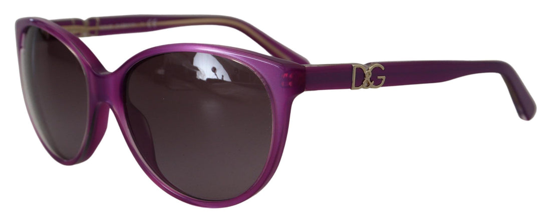 Dolce & Gabbana Purple Acetate Frame Round Shades DG4171P Sunglasses - Whispers Of Wisdom Clothing