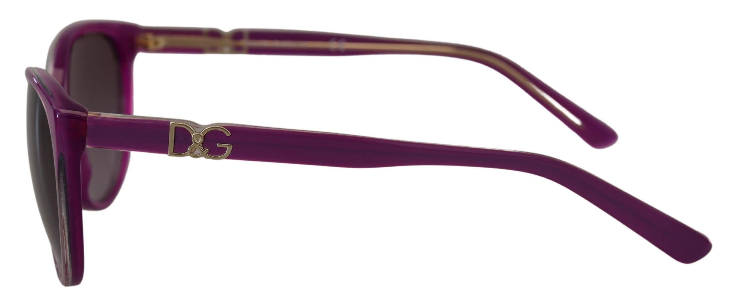 Dolce & Gabbana Purple Acetate Frame Round Shades DG4171P Sunglasses - Whispers Of Wisdom Clothing