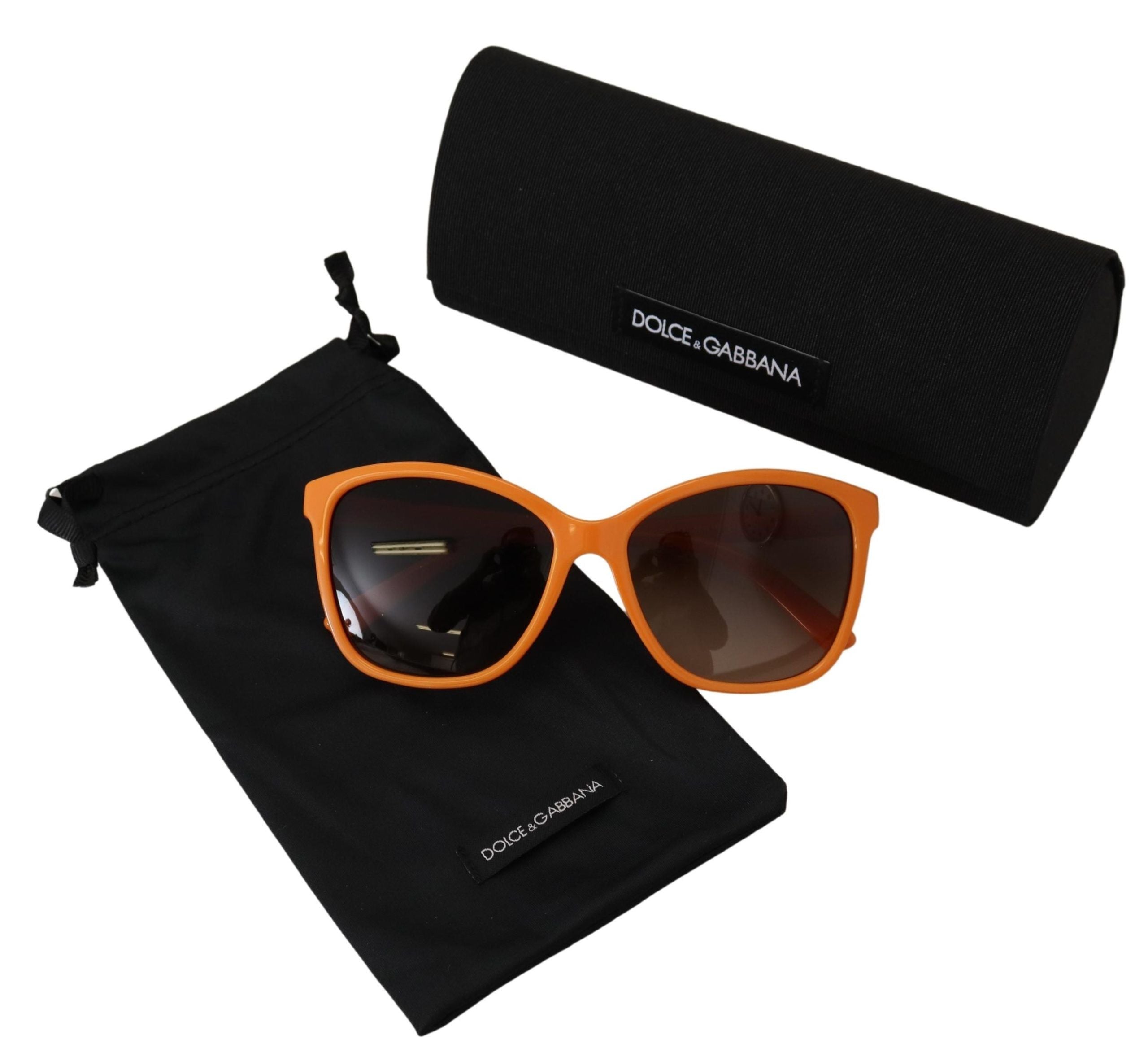 Dolce & Gabbana Orange Acetate Frame Round Shades DG4170PM Sunglasses - Whispers Of Wisdom Clothing