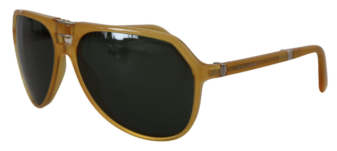 Dolce & Gabbana Yellow Acetate Black Lens Aviator DG4196 Sunglasses - Whispers Of Wisdom Clothing