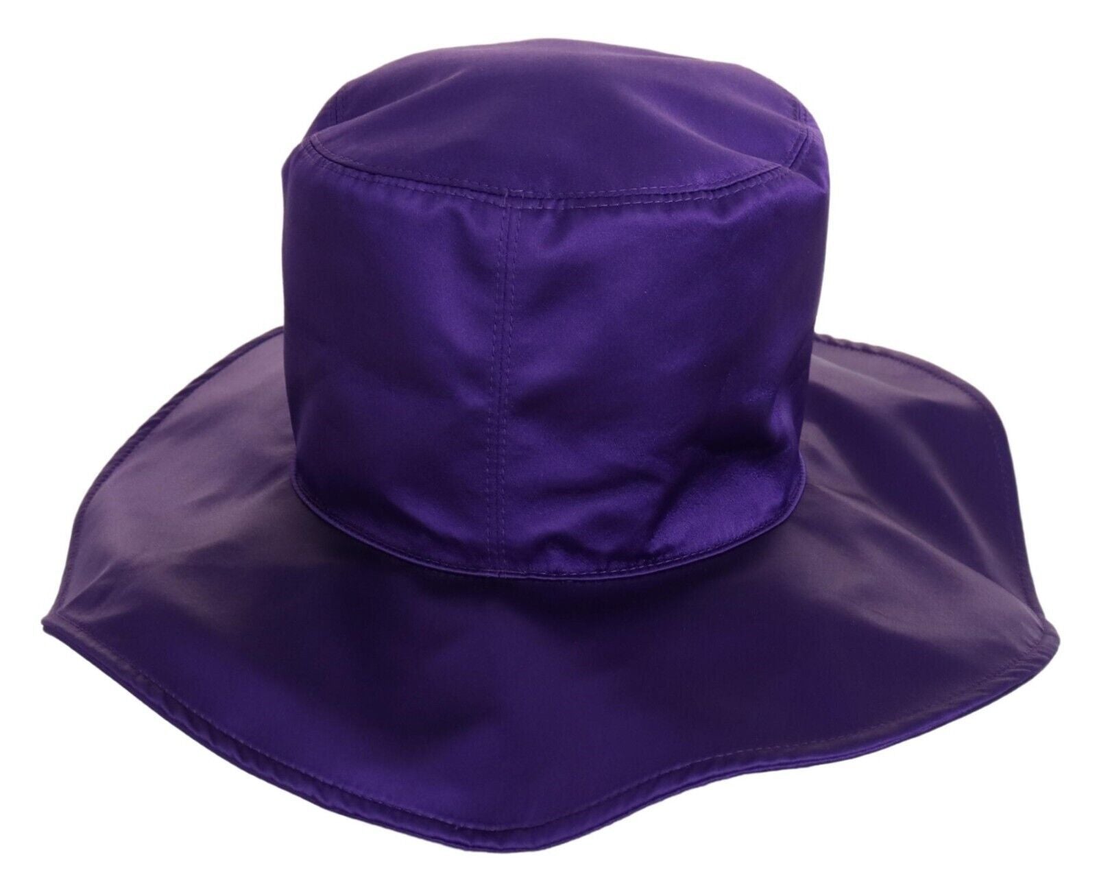 Dolce & Gabbana Purple Silk Stretch Top Hat - Whispers Of Wisdom Clothing