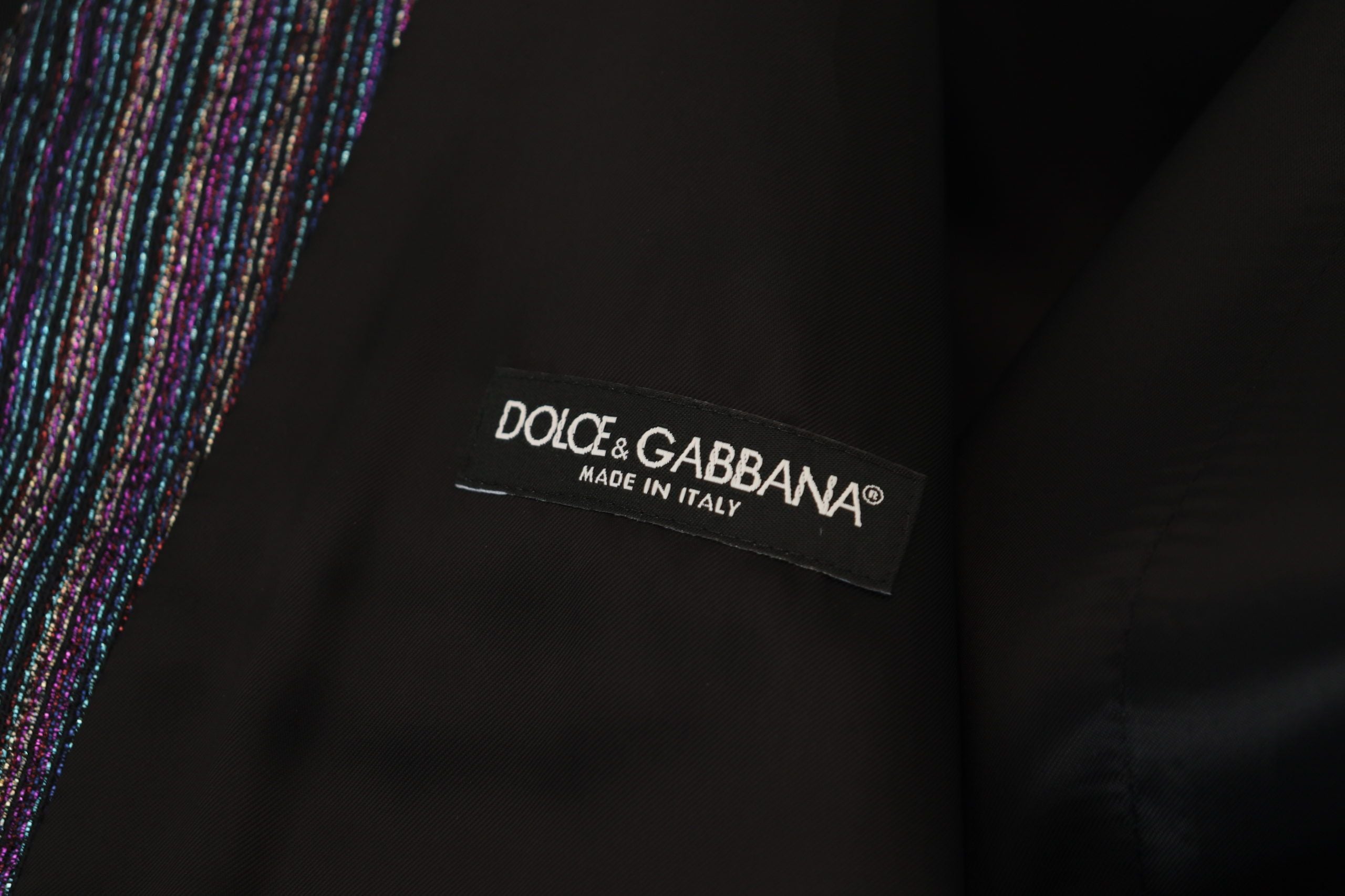 Dolce & Gabbana Multicolor Polyester Waistcoat Dress Formal Vest