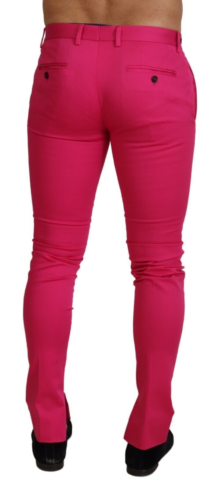 Dolce & Gabbana Pink Zipper Buckle Waist Trousers Pants - Whispers Of Wisdom Clothing
