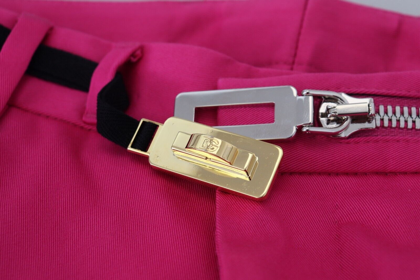 Dolce & Gabbana Pink Zipper Buckle Waist Trousers Pants - Whispers Of Wisdom Clothing