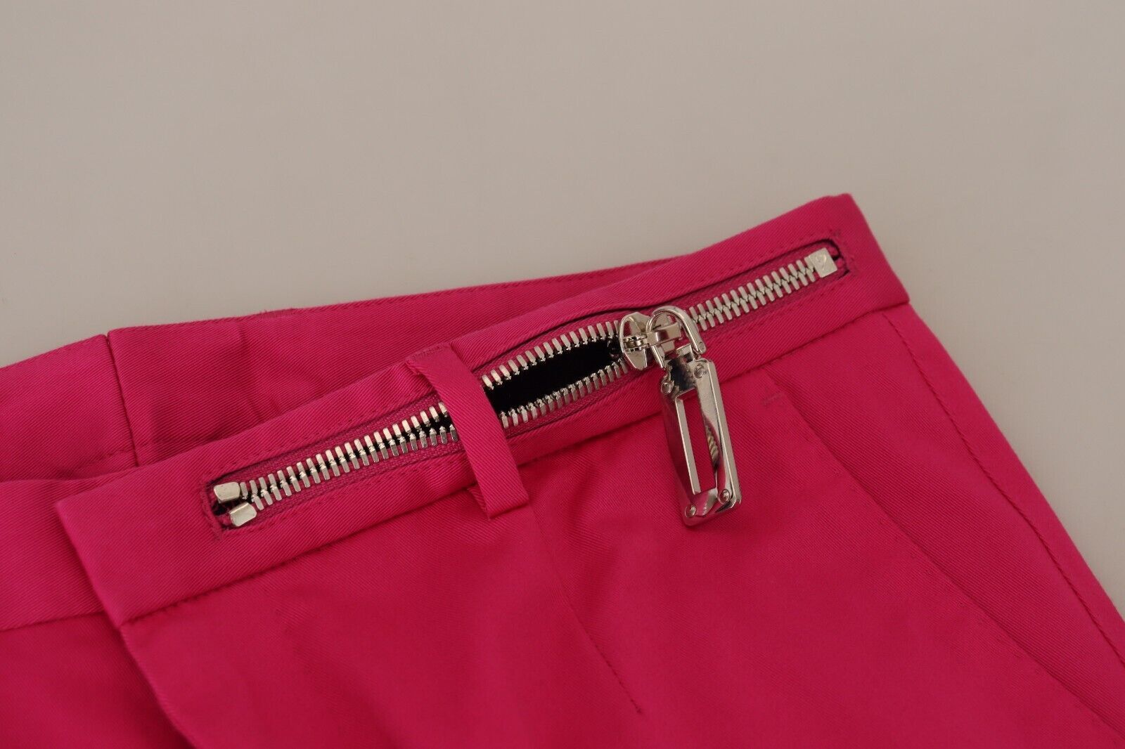 Dolce & Gabbana Pink Zipper Buckle Waist Trousers Pants - Whispers Of Wisdom Clothing