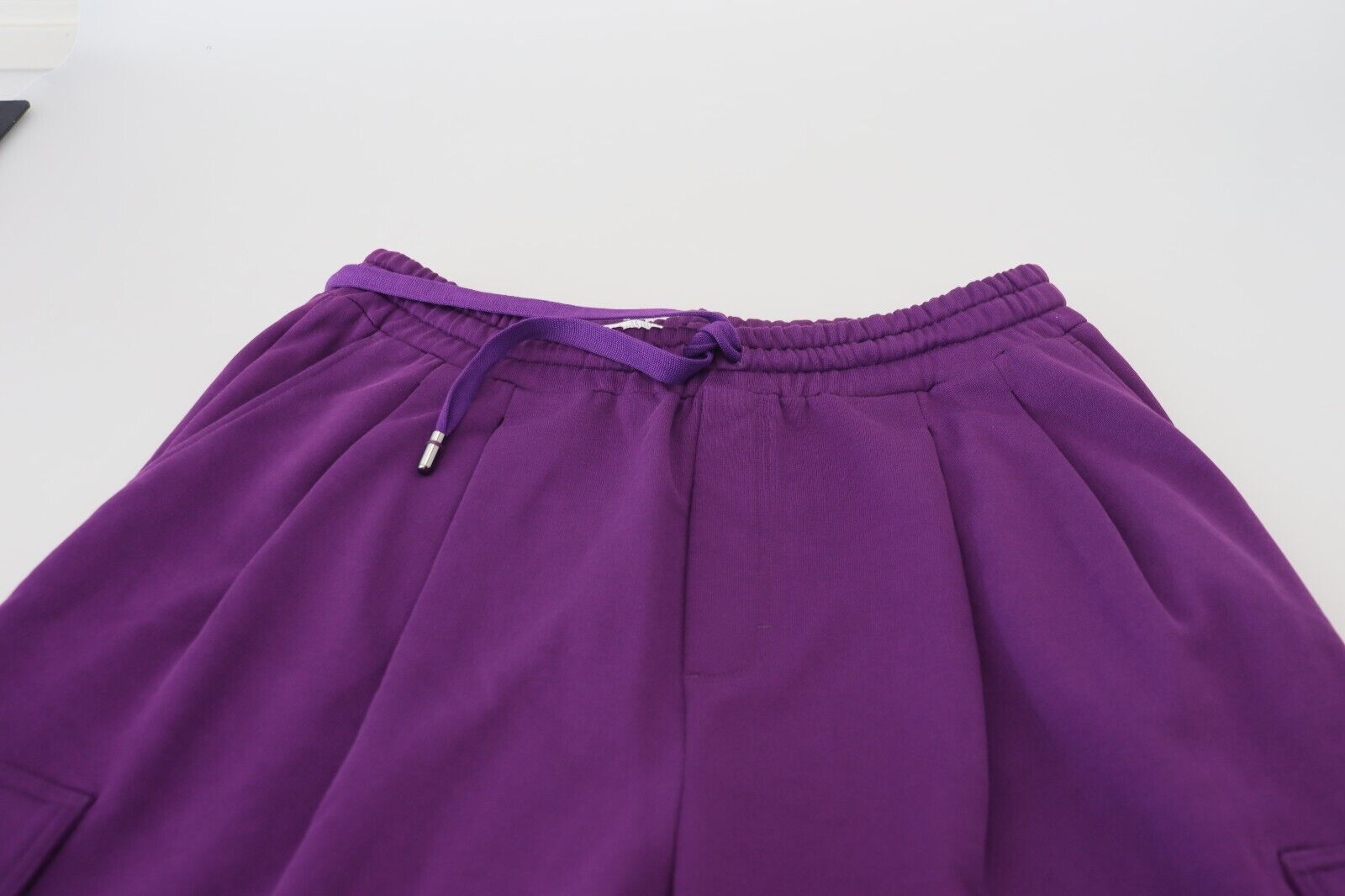 Dolce & Gabbana Purple Cotton Cargo Sweatpants Jogging Pants - Whispers Of Wisdom Clothing