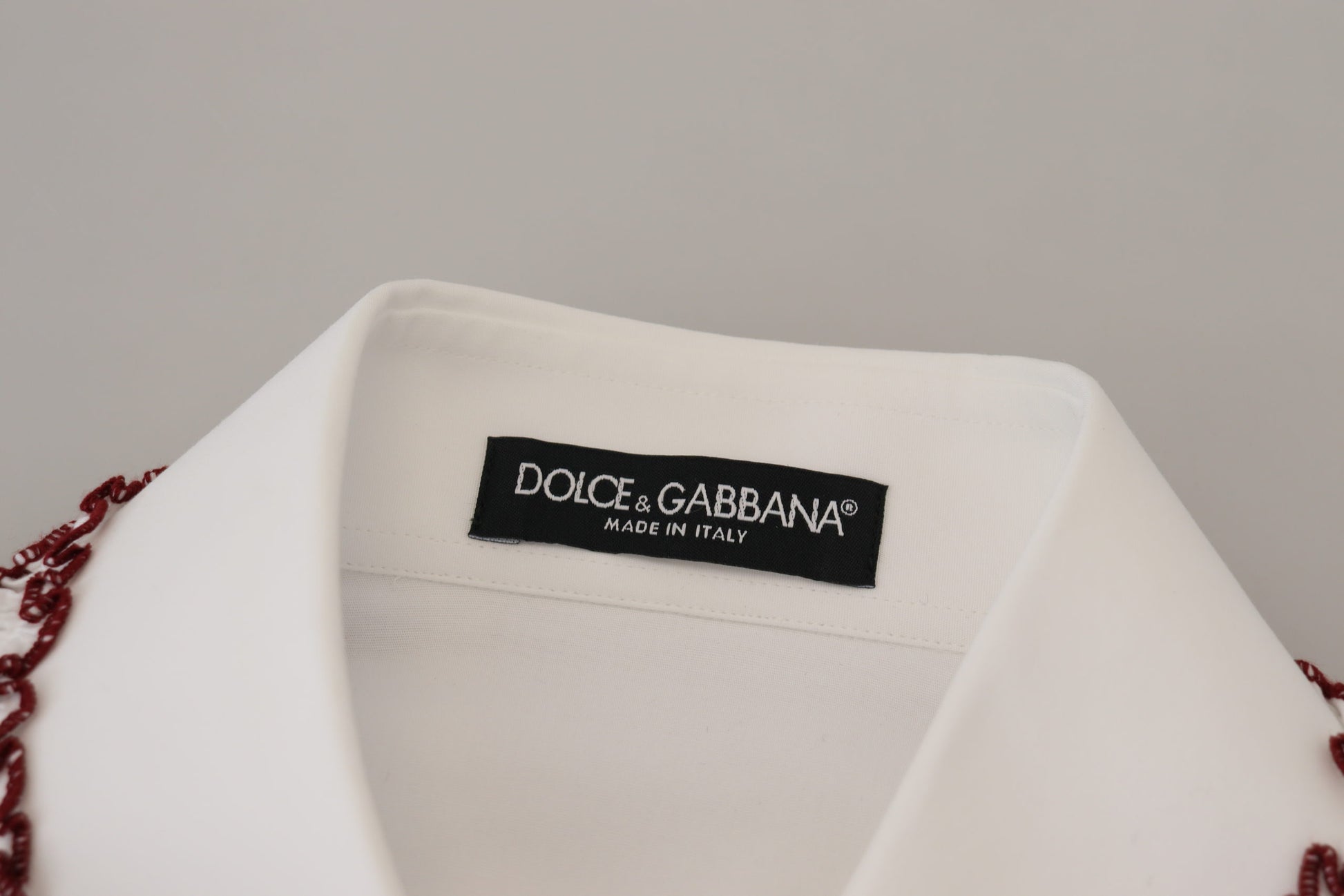 Dolce & Gabbana White Lace Long Sleeves Ruffle Collar Top - Whispers Of Wisdom Clothing