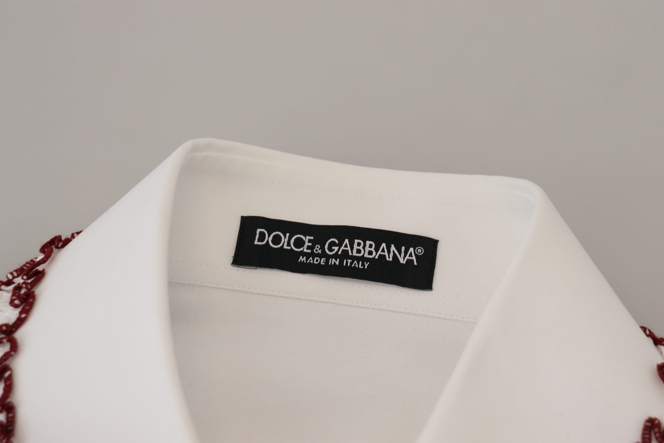 Dolce & Gabbana White Lace Long Sleeves Ruffle Collar Top - Whispers Of Wisdom Clothing