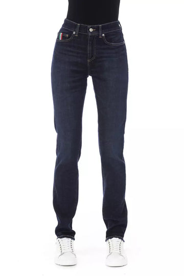 Baldinini Trend Blue Cotton Women's Jeans