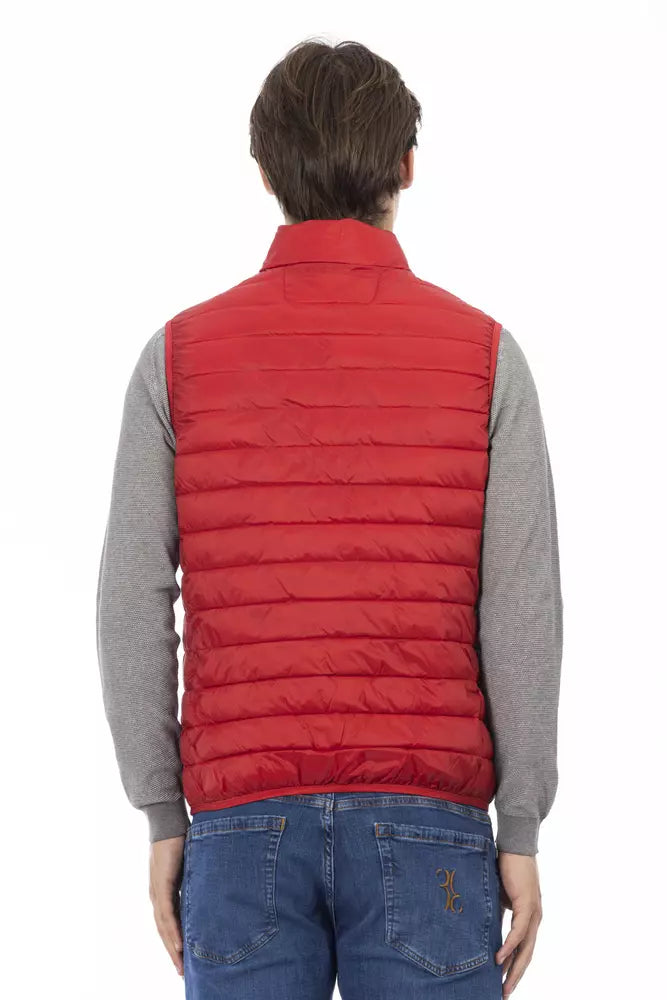 جاكيت Ciesse Outdoor أحمر من البوليستر للرجال بدون أكمام