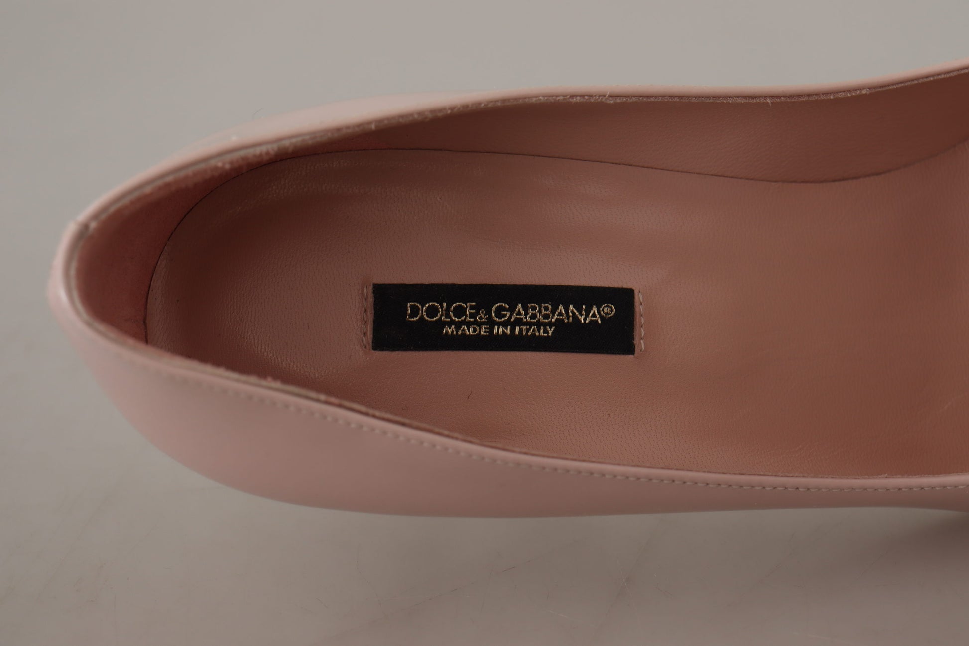 Dolce & Gabbana Pink Patent Leather Kitten Heels Pumps Shoes - Whispers Of Wisdom Clothing