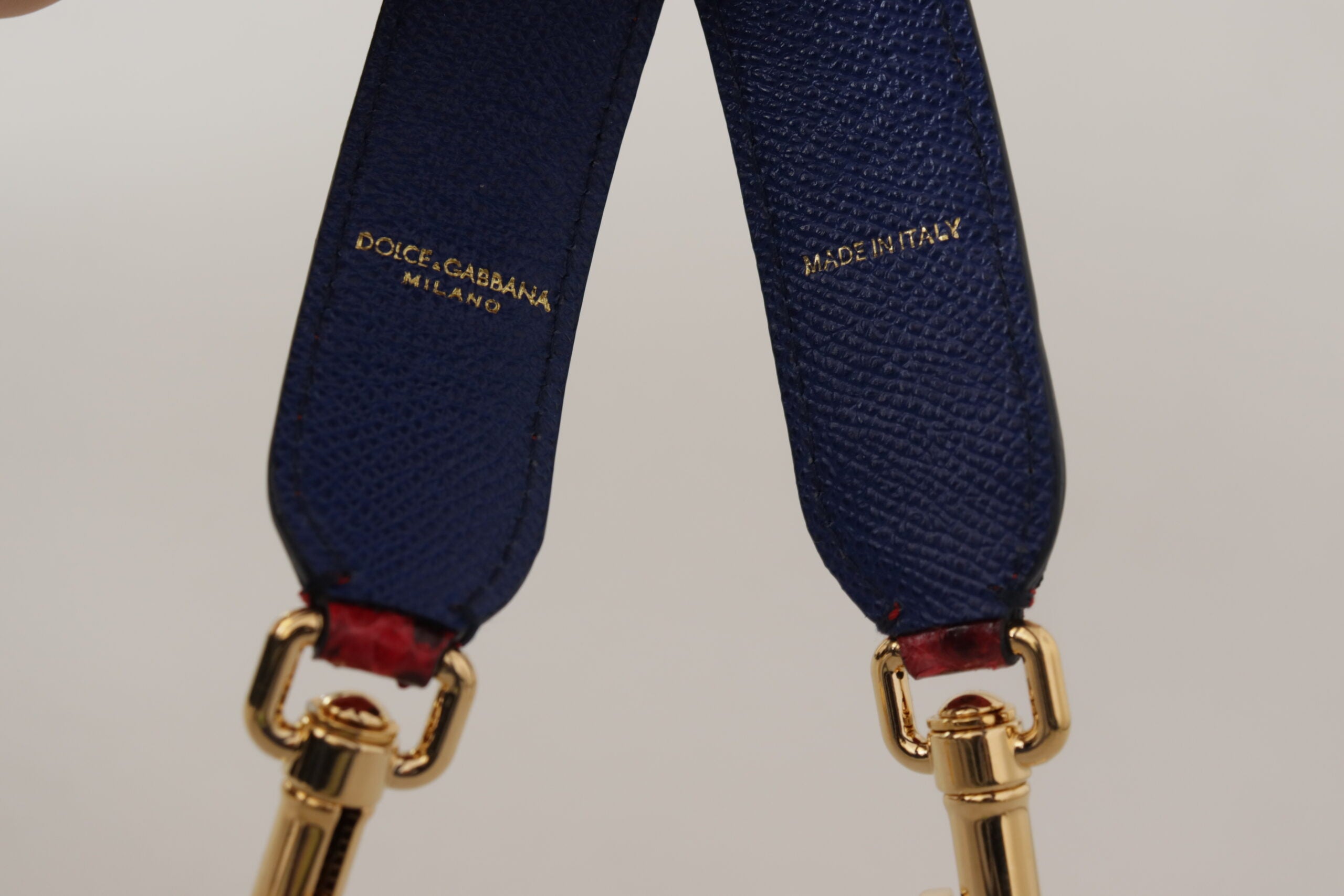 Dolce & Gabbana Red Exotic Leather Crystals Shoulder Strap - Whispers Of Wisdom Clothing