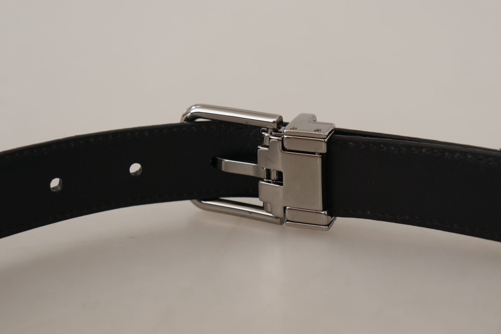 Dolce & Gabbana Red Exotic Leather Metal Logo Buckle Belt - Whispers Of Wisdom Clothing