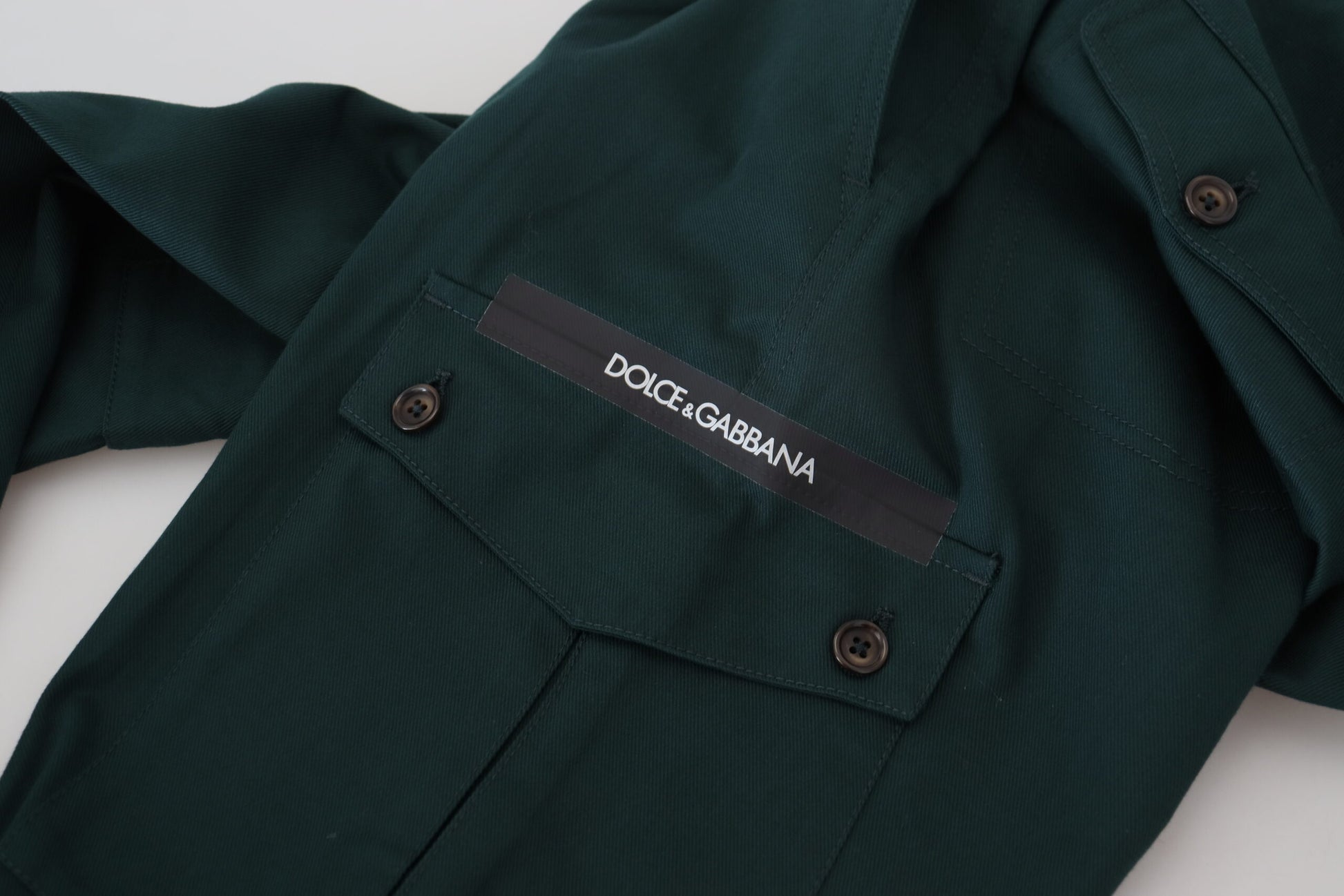 Dolce & Gabbana Green Cargo Cotton Stretch Jeans Pant - Whispers Of Wisdom Clothing