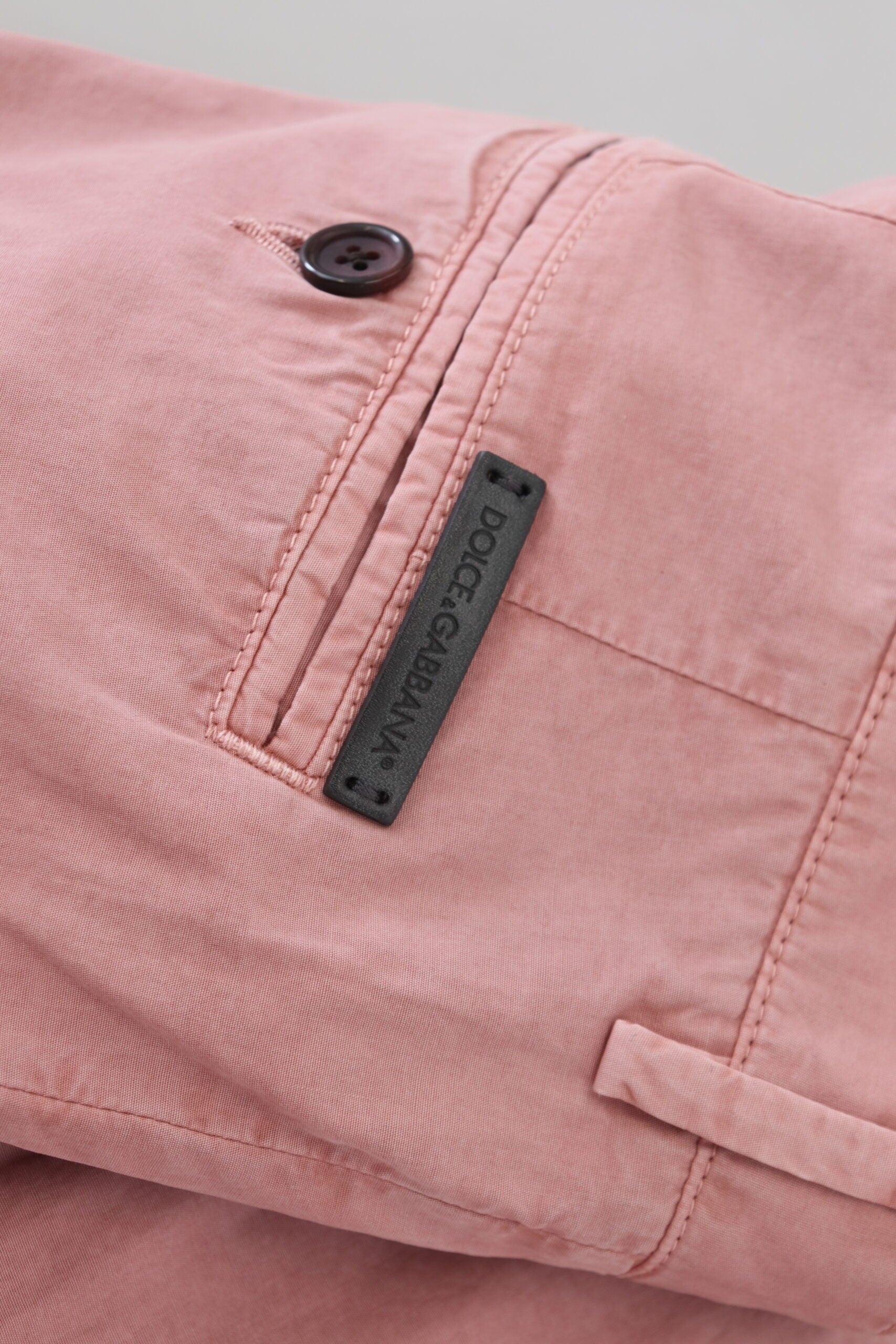 Dolce & Gabbana Pink Chinos Cotton Casual Mens Shorts - Whispers Of Wisdom Clothing