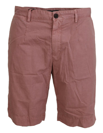 Dolce & Gabbana Pink Chinos Cotton Casual Mens Shorts - Whispers Of Wisdom Clothing