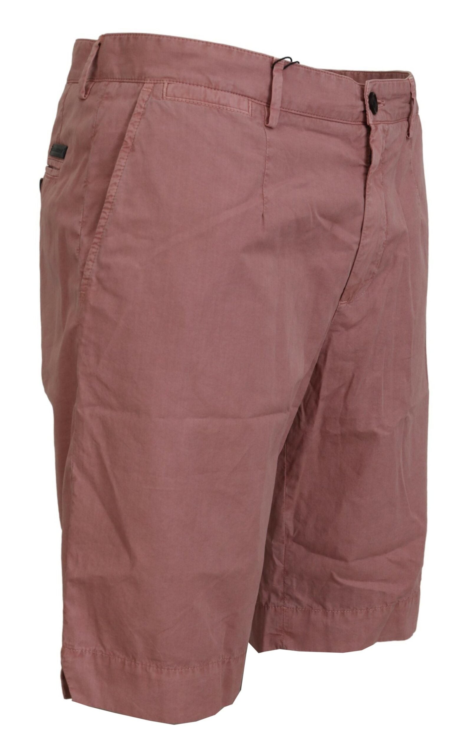 Dolce & Gabbana Pink Chinos Cotton Casual Mens Shorts - Whispers Of Wisdom Clothing