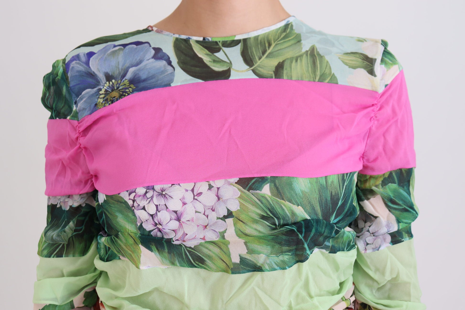 Dolce & Gabbana Multicolor Silk Floral Bodycon Sheath Dress - Whispers Of Wisdom Clothing