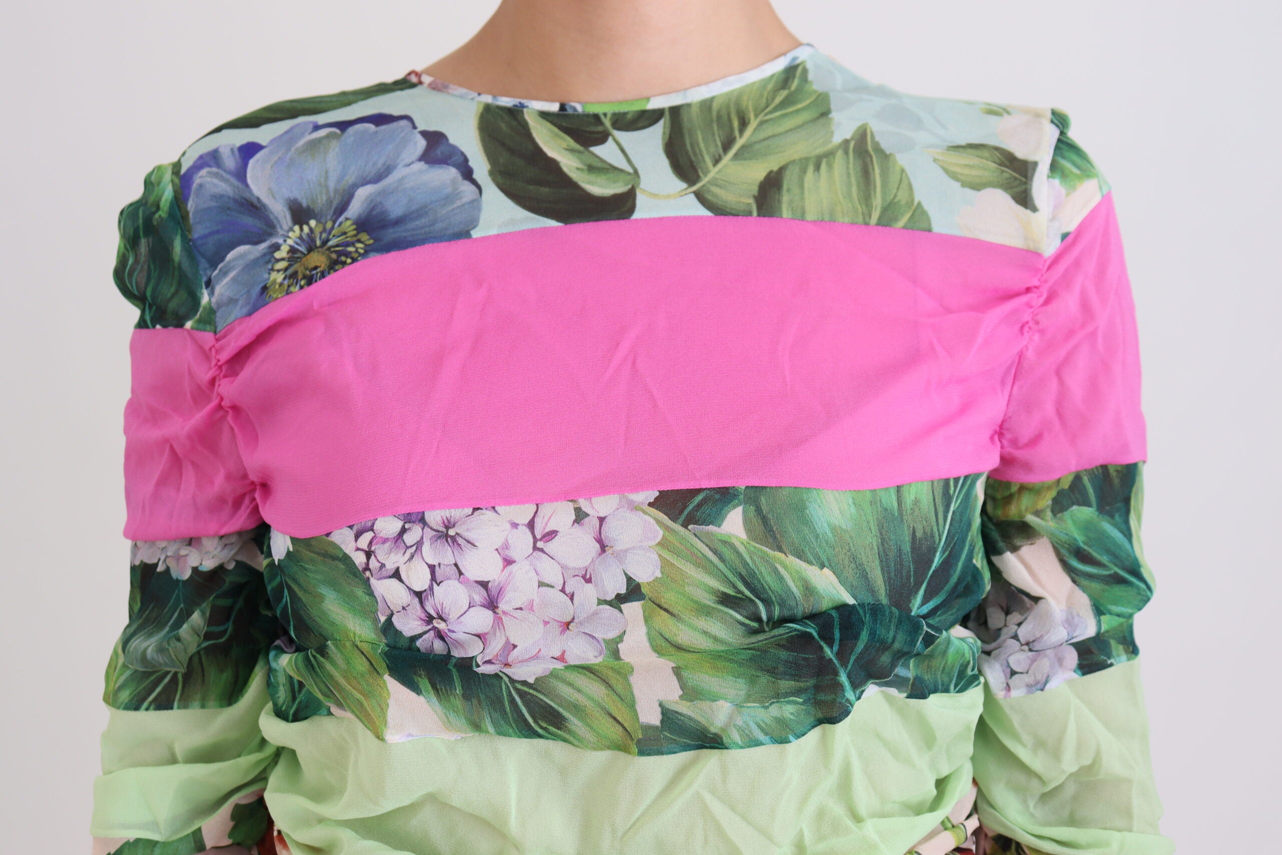 Dolce & Gabbana Multicolor Silk Floral Bodycon Sheath Dress - Whispers Of Wisdom Clothing