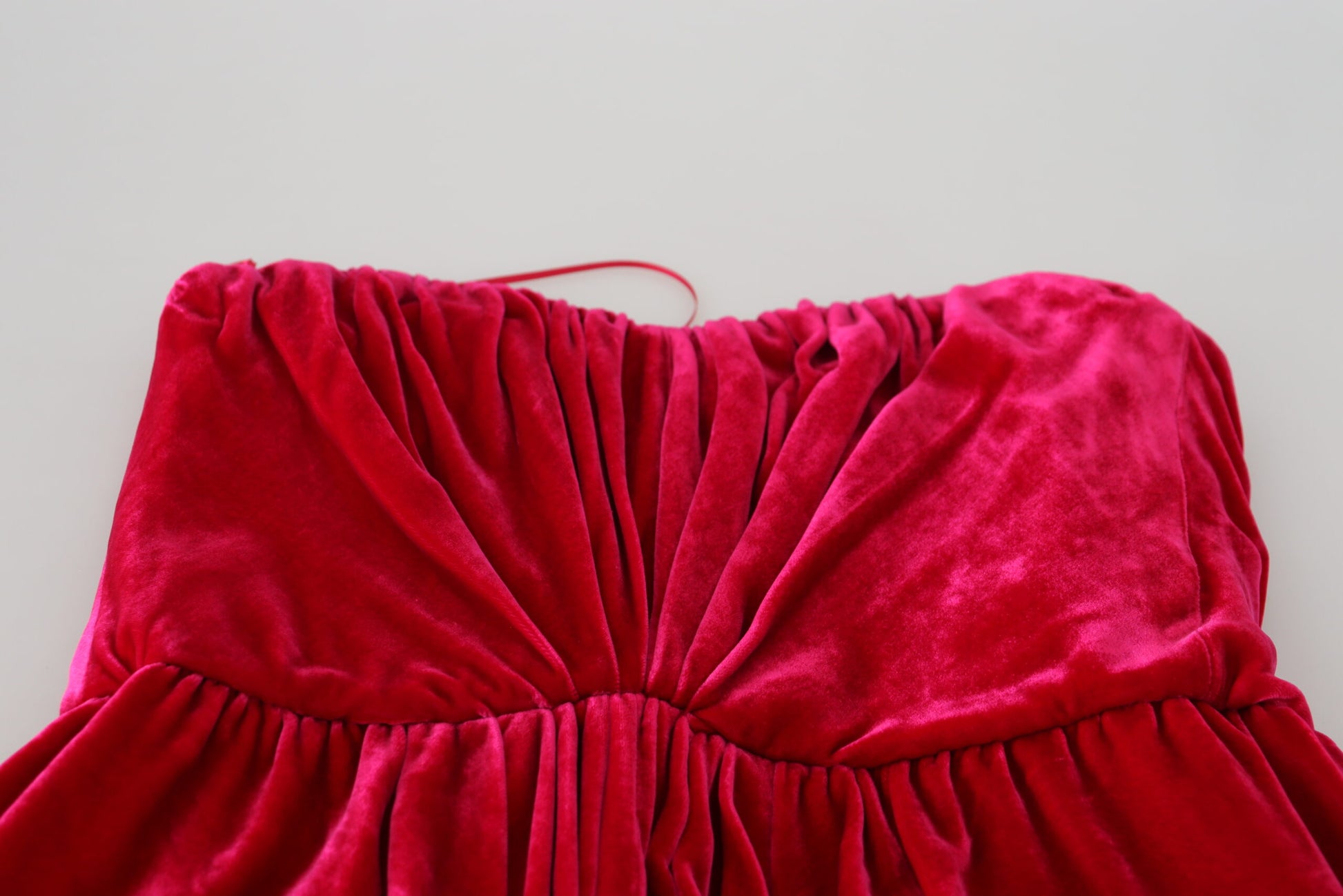 Dolce & Gabbana Pink Viscose Stretch Strapless A-line Dress - Whispers Of Wisdom Clothing