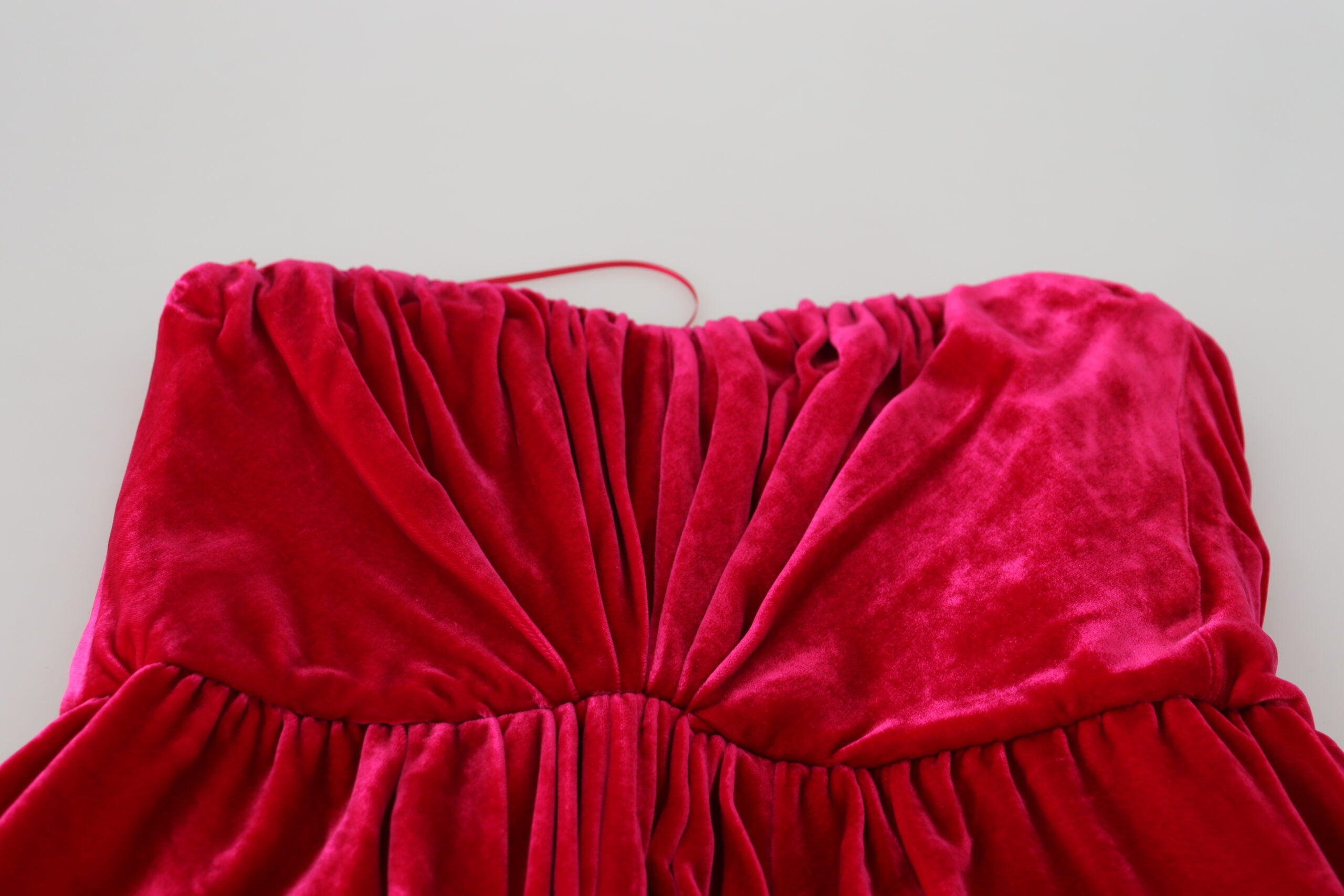 Dolce & Gabbana Pink Viscose Stretch Strapless A-line Dress - Whispers Of Wisdom Clothing