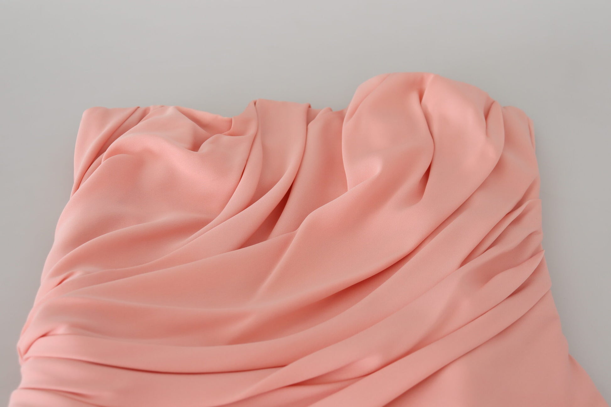 Dolce & Gabbana Pink Silk Stretch Strapless Sheath Dress - Whispers Of Wisdom Clothing