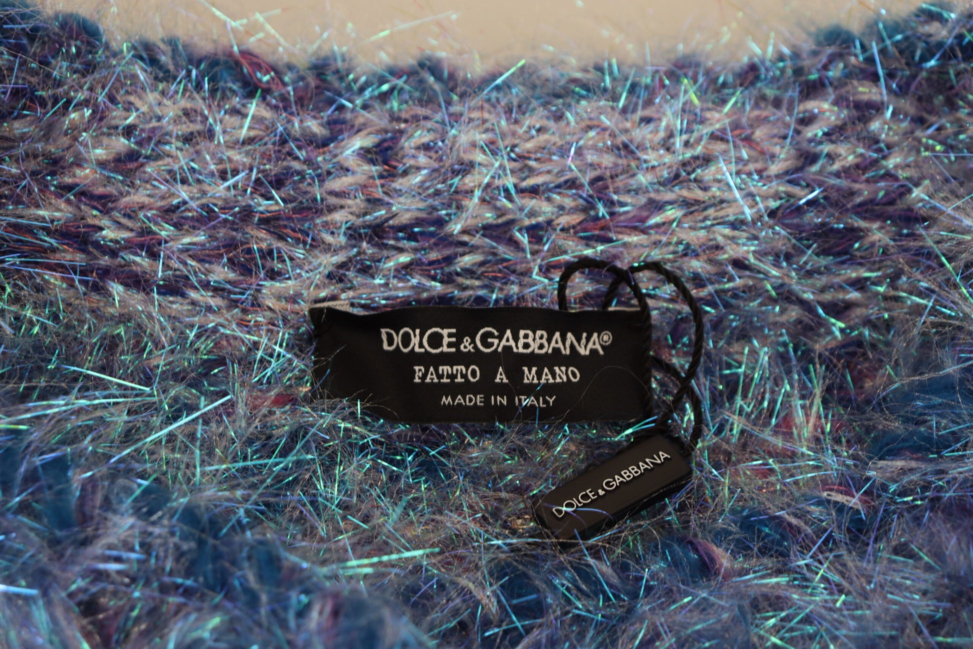 Dolce & Gabbana Multicolor Polyester Fringes Coat Jacket - Whispers Of Wisdom Clothing