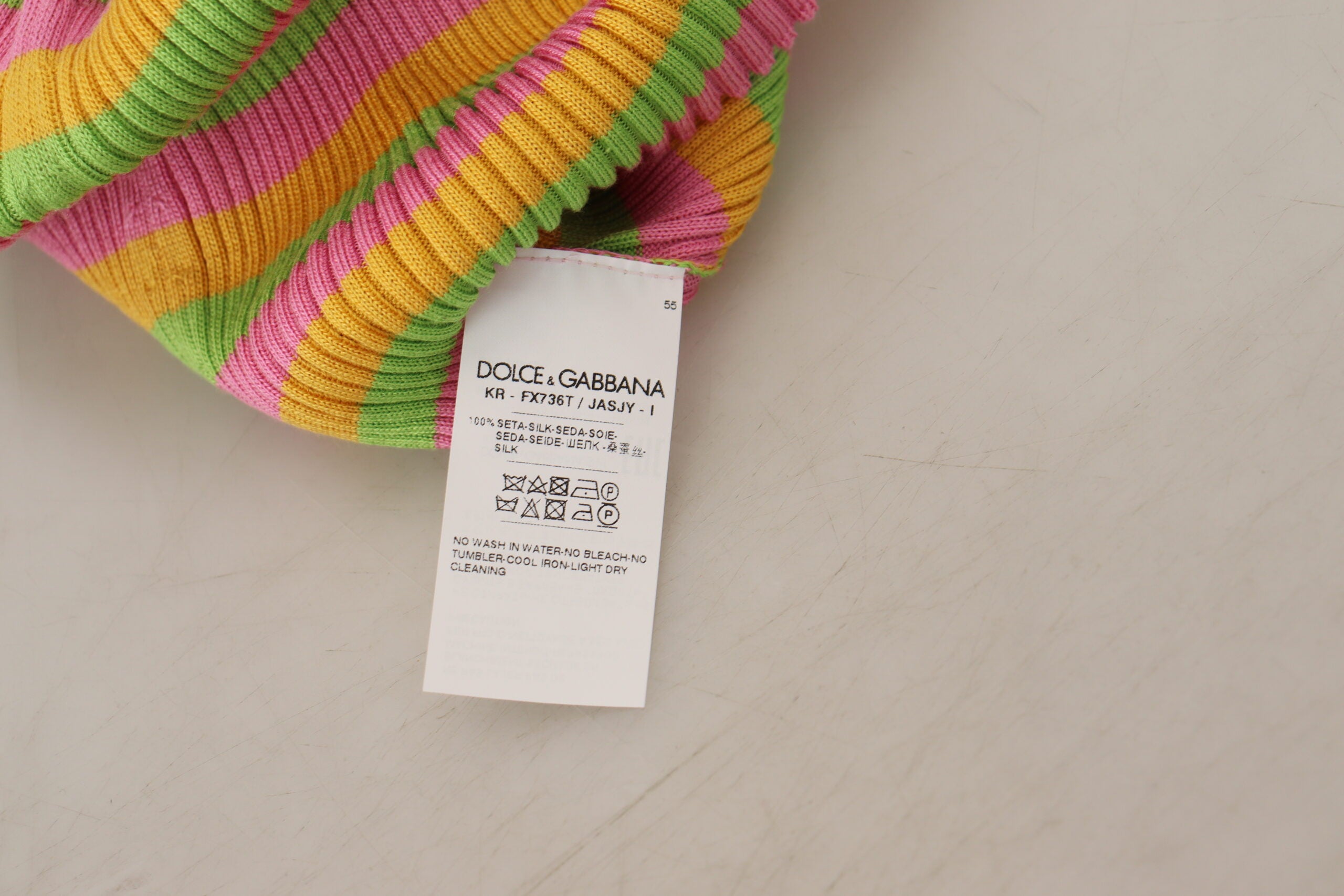 Dolce & Gabbana Multicolor Silk Vest Pullover Tank Top - Whispers Of Wisdom Clothing