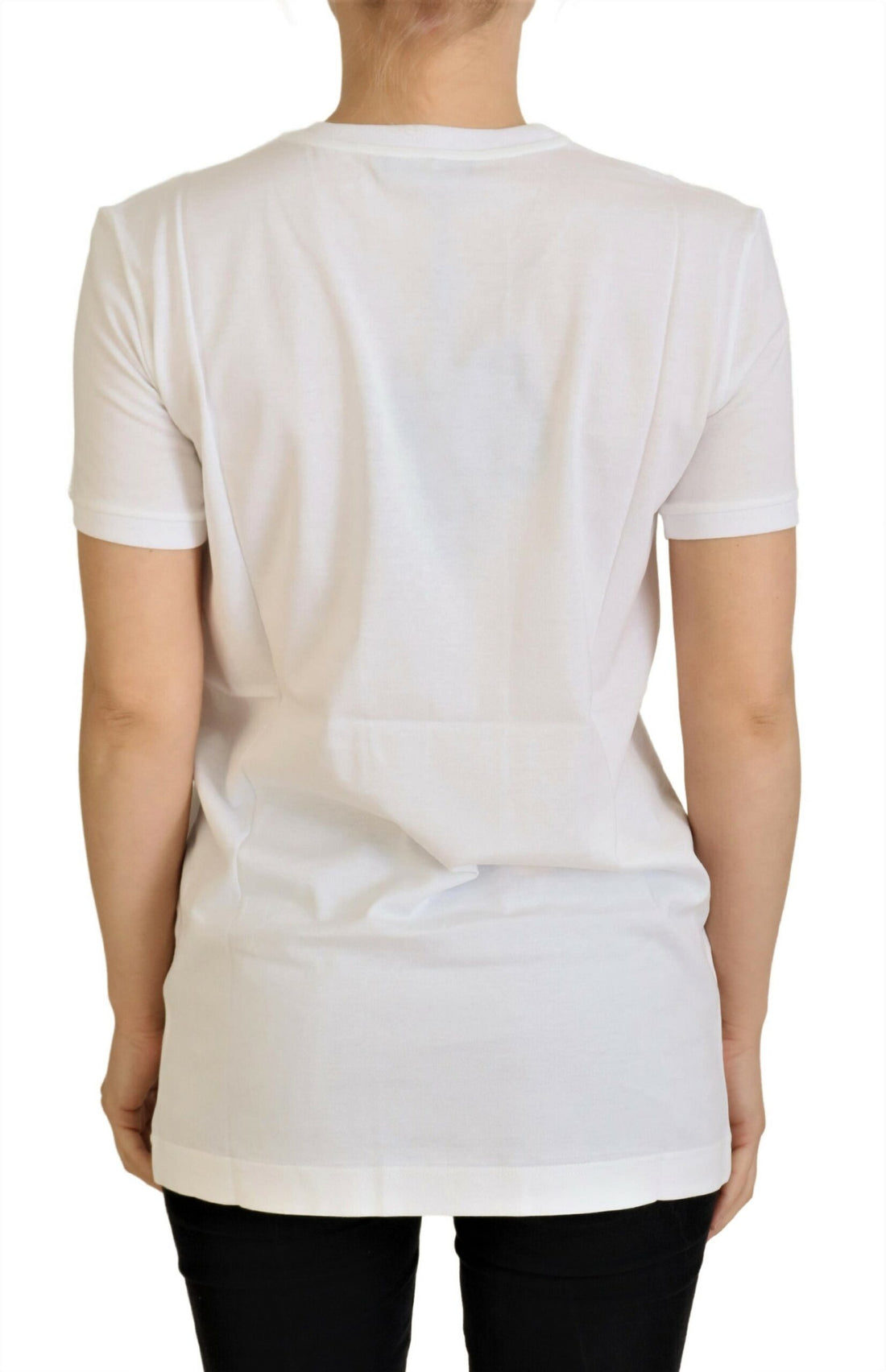 Dolce & Gabbana White Cotton DG Loves SUD  T-shirt - Whispers Of Wisdom Clothing