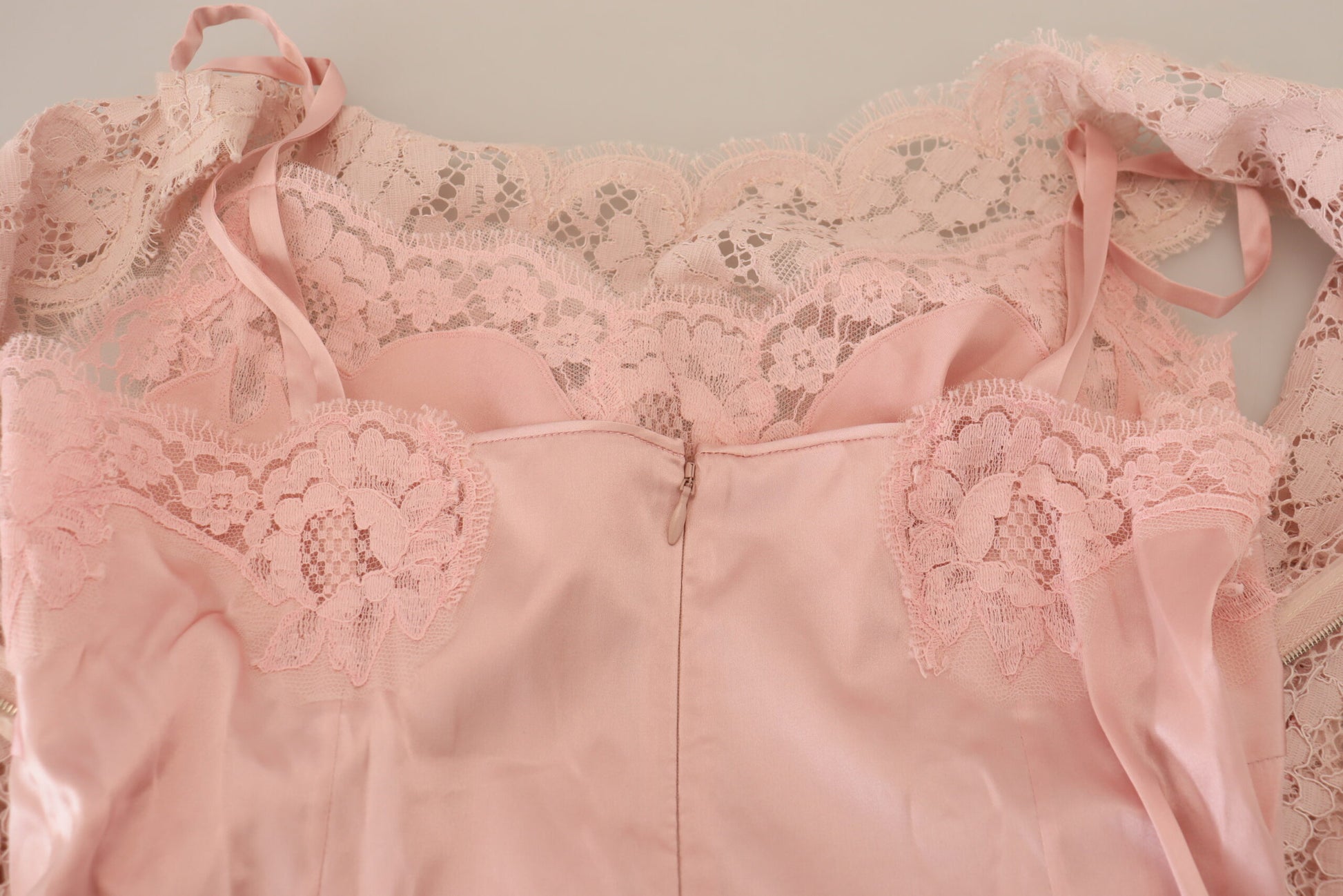 Dolce & Gabbana Pink Floral Lace Sleeveless Tank Blouse Top - Whispers Of Wisdom Clothing