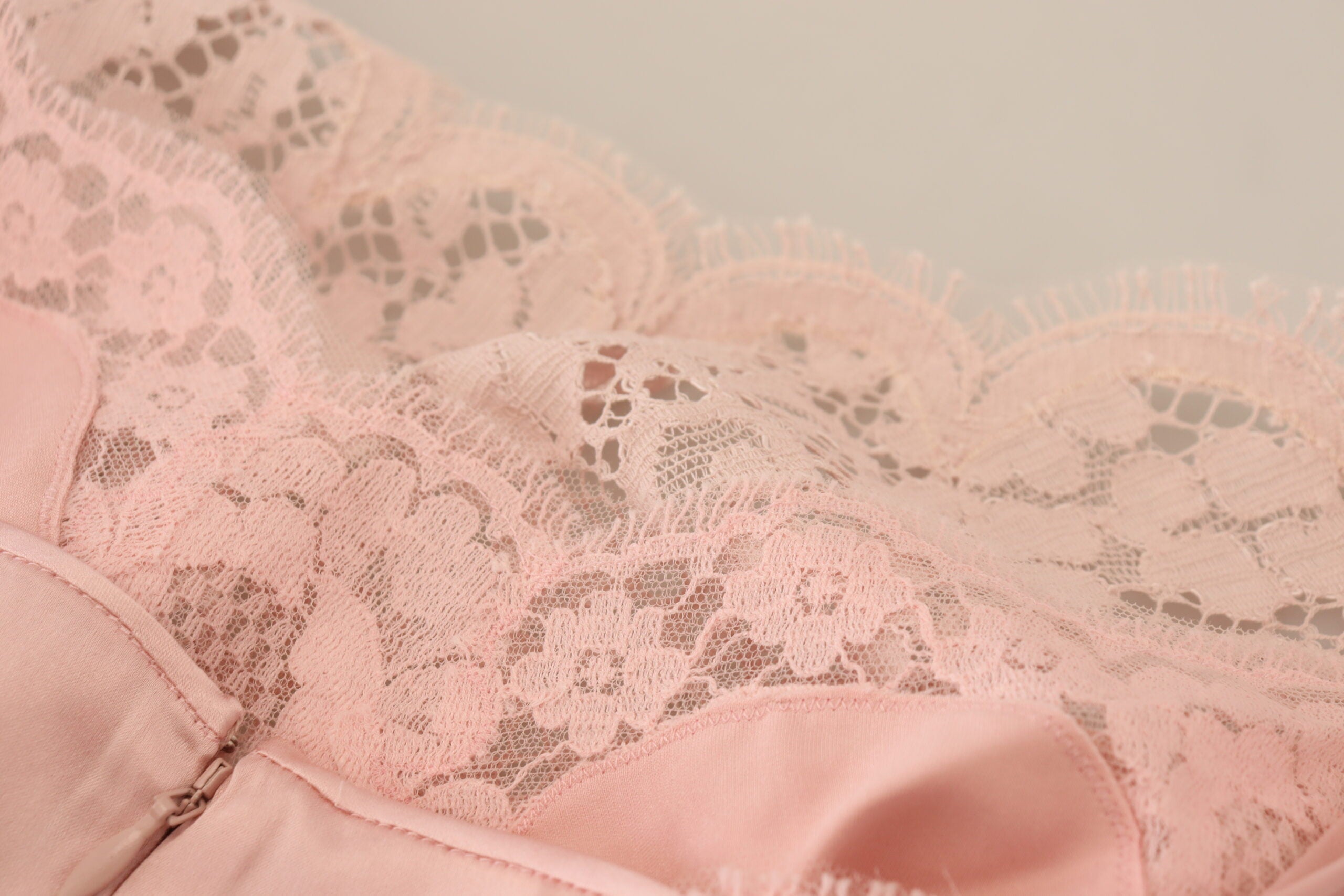 Dolce & Gabbana Pink Floral Lace Sleeveless Tank Blouse Top - Whispers Of Wisdom Clothing