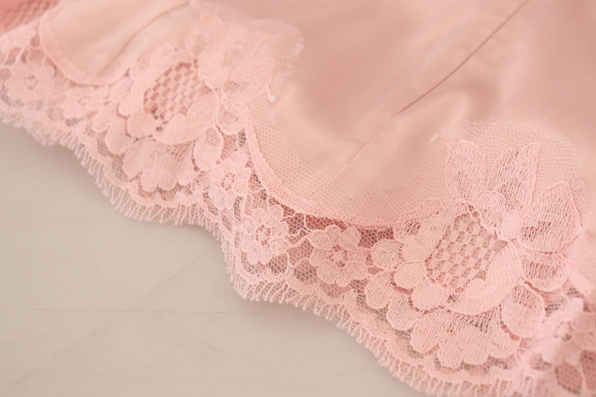 Dolce & Gabbana Pink Floral Lace Sleeveless Tank Blouse Top - Whispers Of Wisdom Clothing