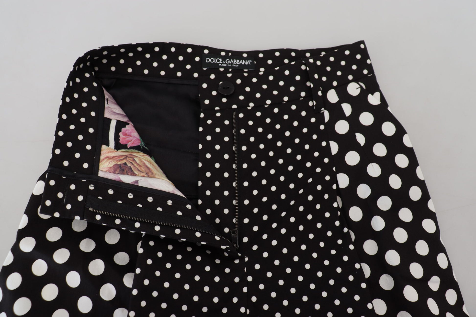 Dolce & Gabbana Multicolor Polka Dots High Waist  Pants - Whispers Of Wisdom Clothing