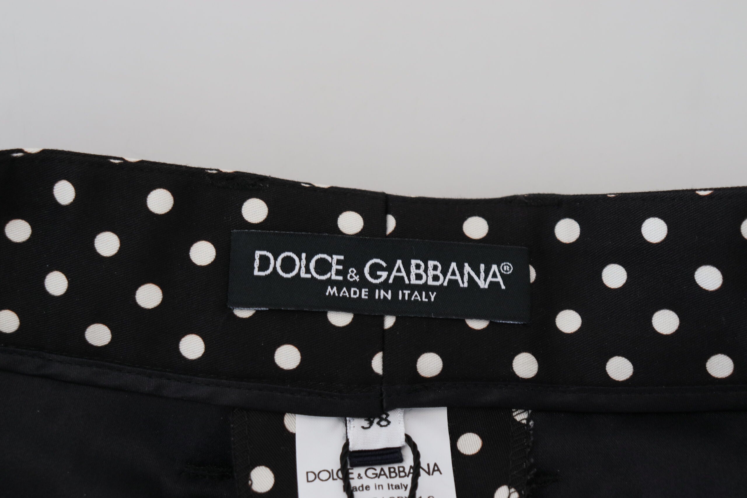 Dolce & Gabbana Multicolor Polka Dots High Waist  Pants - Whispers Of Wisdom Clothing