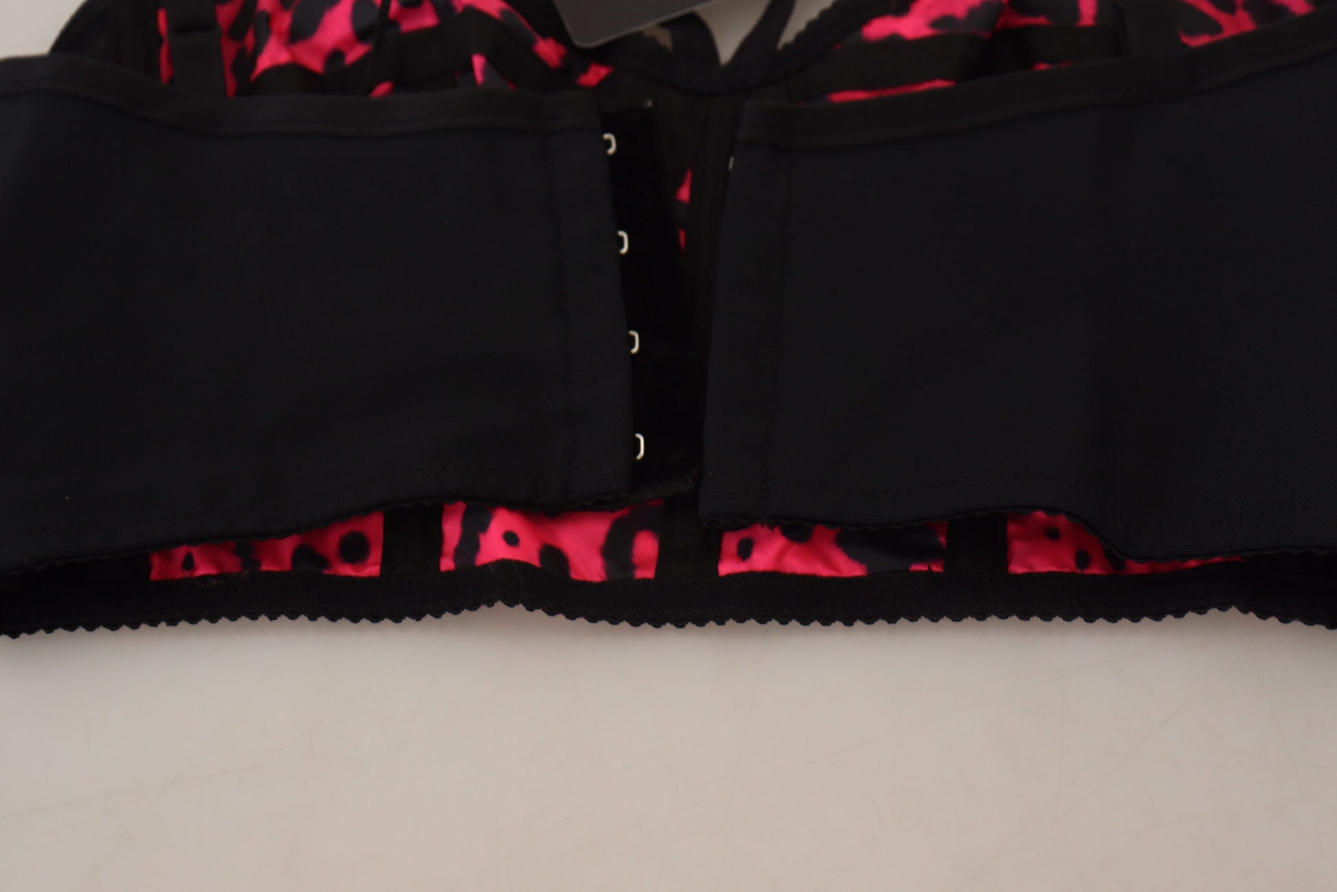 Dolce & Gabbana Pink Leopard Print Cropped Bustier Corset Top - Whispers Of Wisdom Clothing