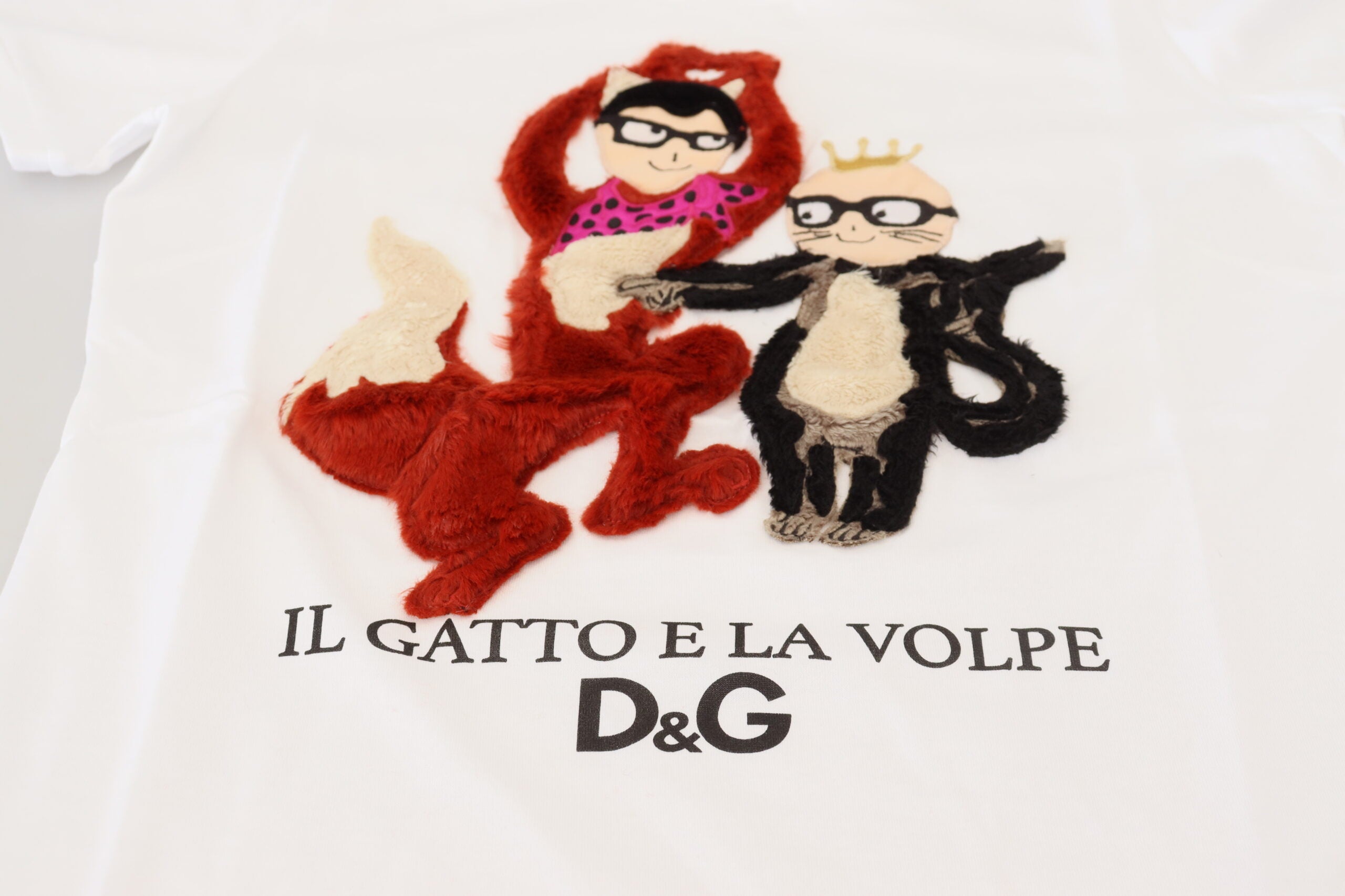 Dolce & Gabbana T-shirt Top White Textured Short Sleeve - Whispers Of Wisdom Clothing