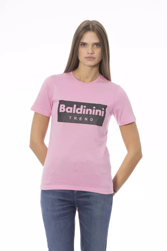 تي شيرت نسائي قطني متعدد الألوان من Baldinini Trend